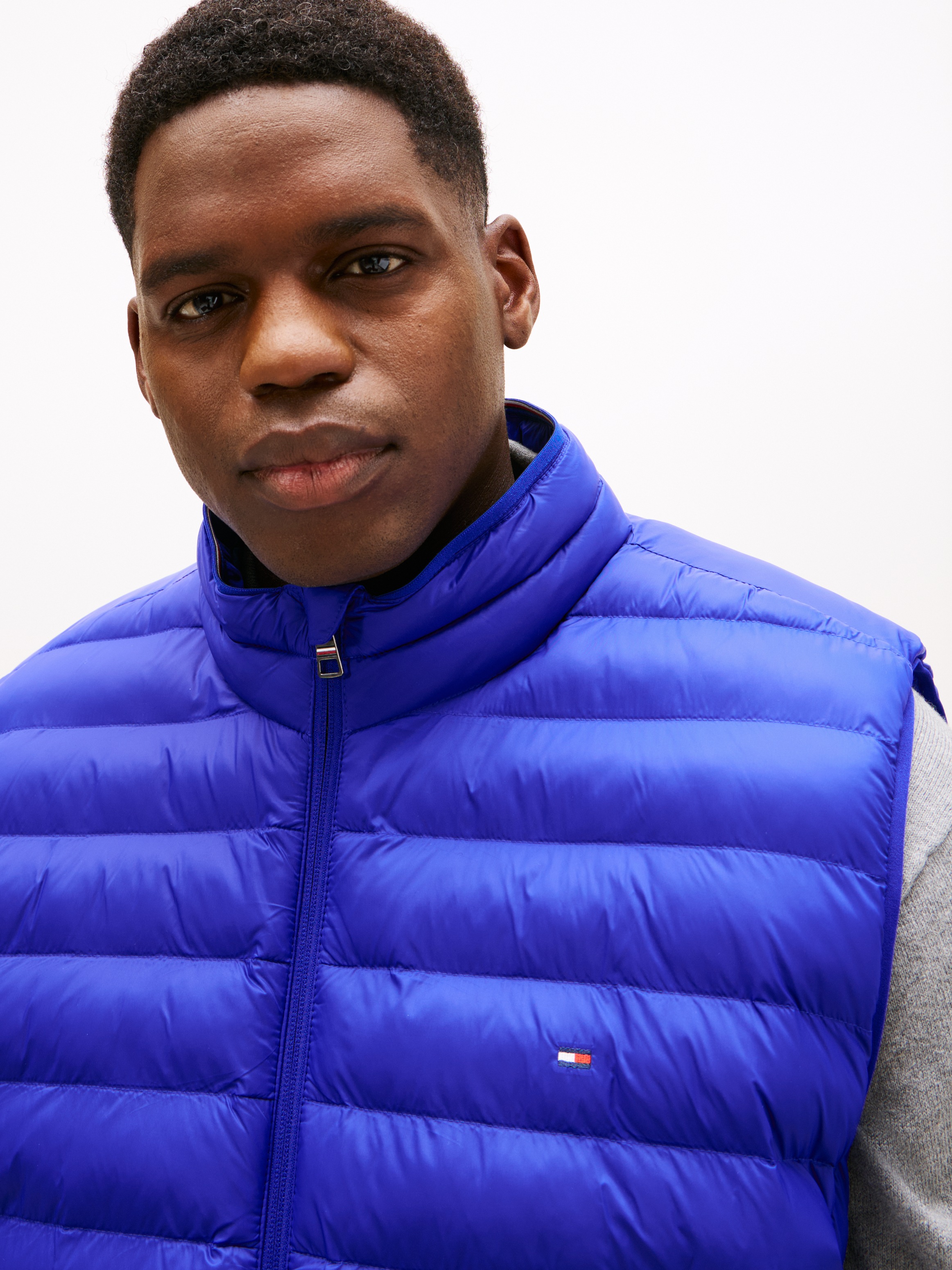 Tommy Hilfiger Big & Tall Steppweste »BT-PACKABLE RECYCLED VEST-B«, in Großen Größen, Logostickerei