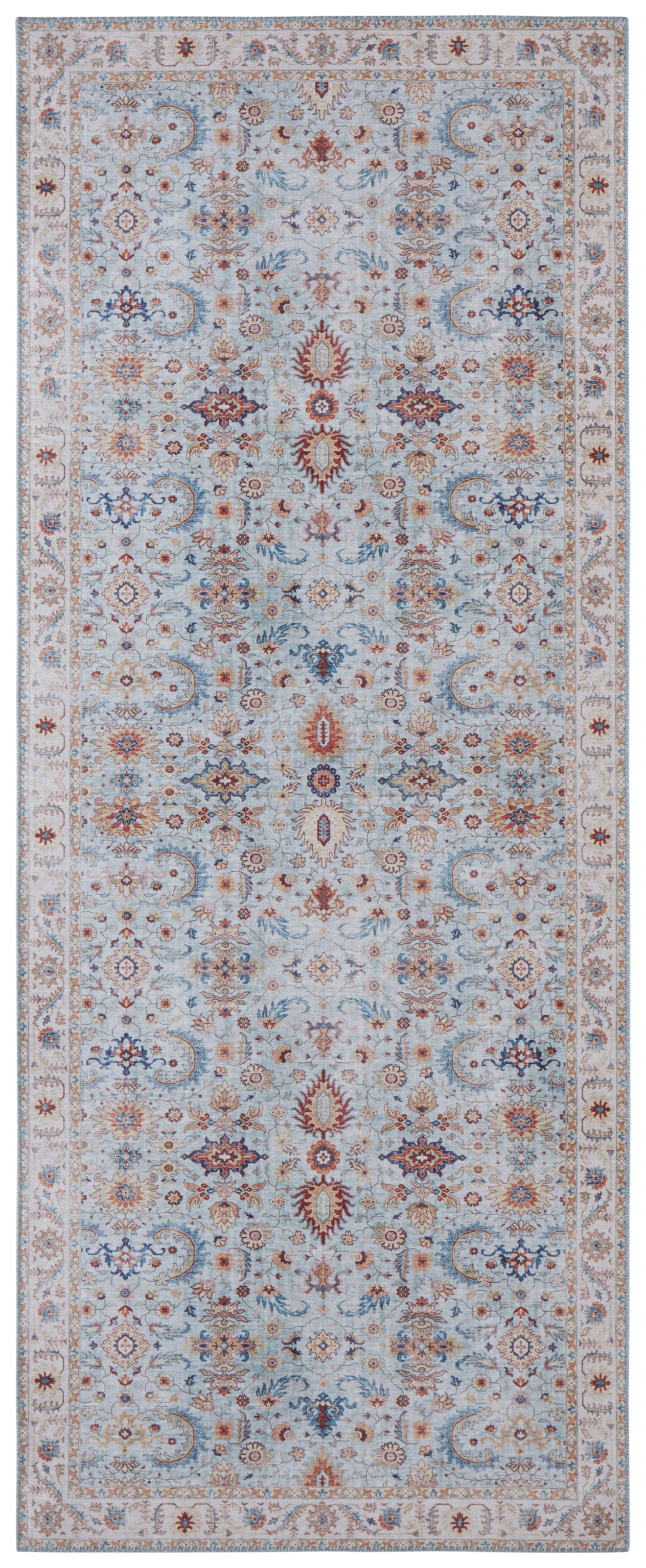 NORTHRUGS Teppich »Vivana«, rechteckig, 5 mm Höhe, Orientalisch, Läufer, Vintage, Wohnzimmer, Schlafzimmer, Esszimmer