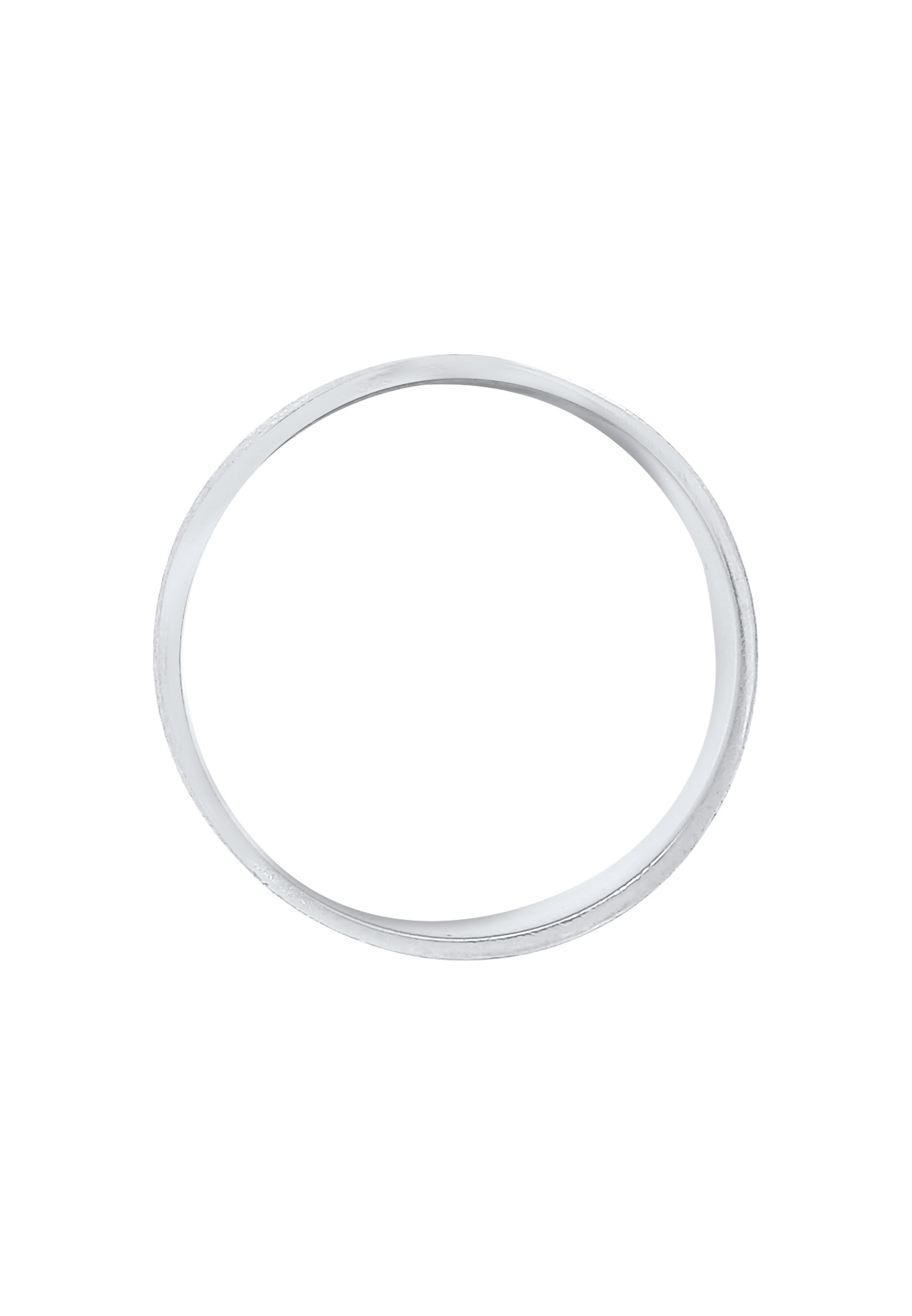Elli Silberring »Ring Bandring Breit Matt Gebürstet Basic 925 Silber«