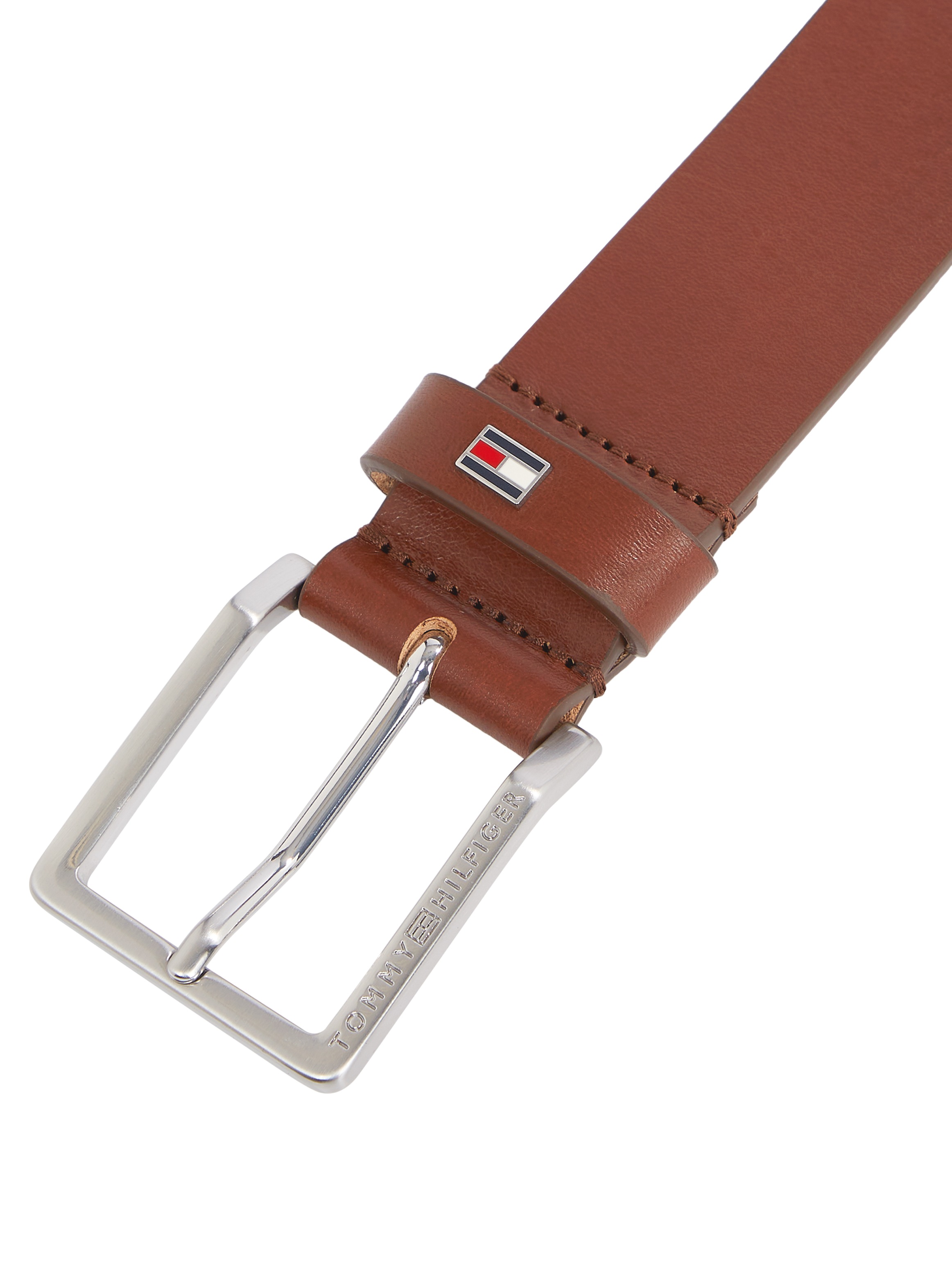 Tommy Hilfiger Ledergürtel »Oliver Extended 3,5 cm«, mit klassischer Metallschnalle