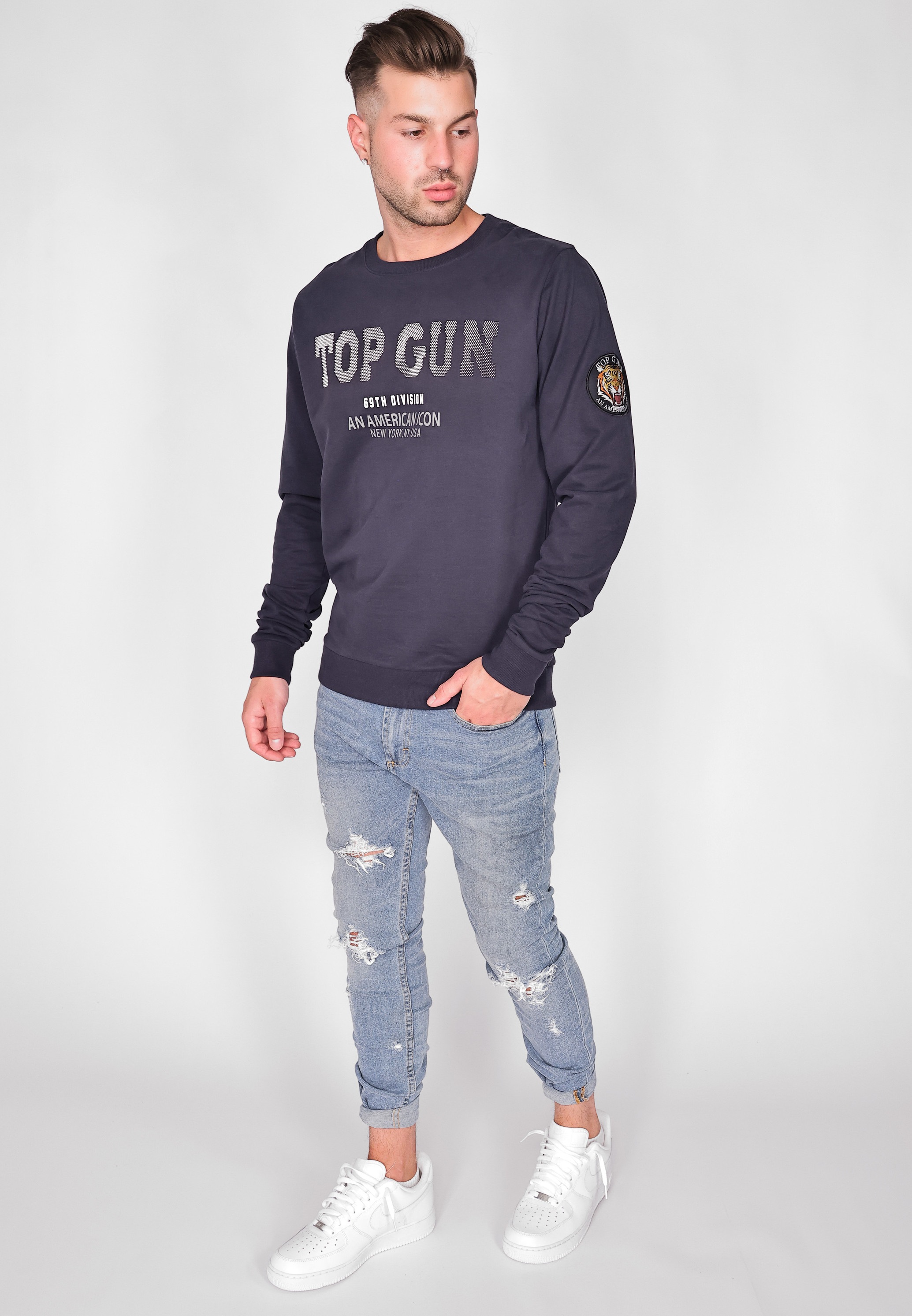 TOP GUN Sweater »Sweater TG20213007«