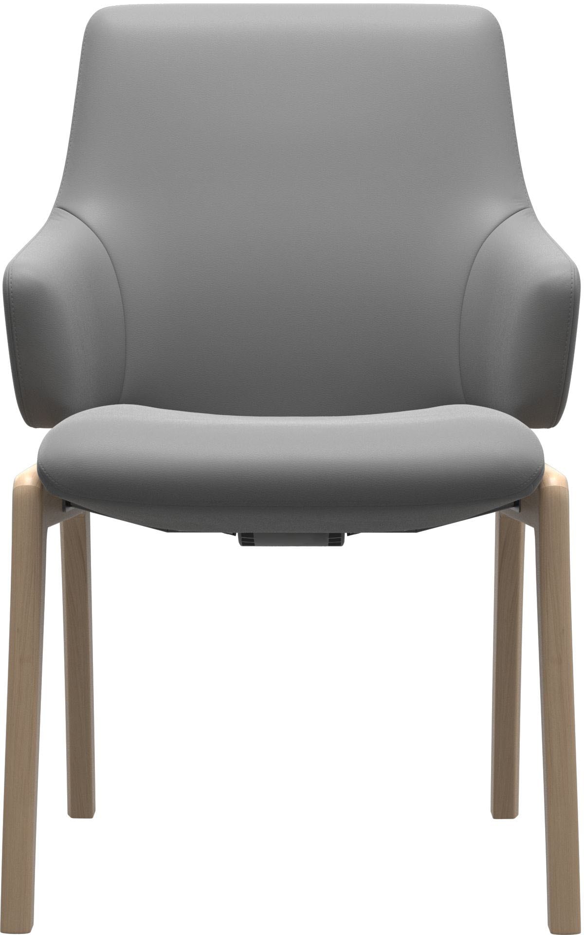 Stressless® Polsterstuhl »Laurel«, Leder BATICK, Low Back mit Armlehne, Größe L, mit abgerundeten Beinen in Walnuss