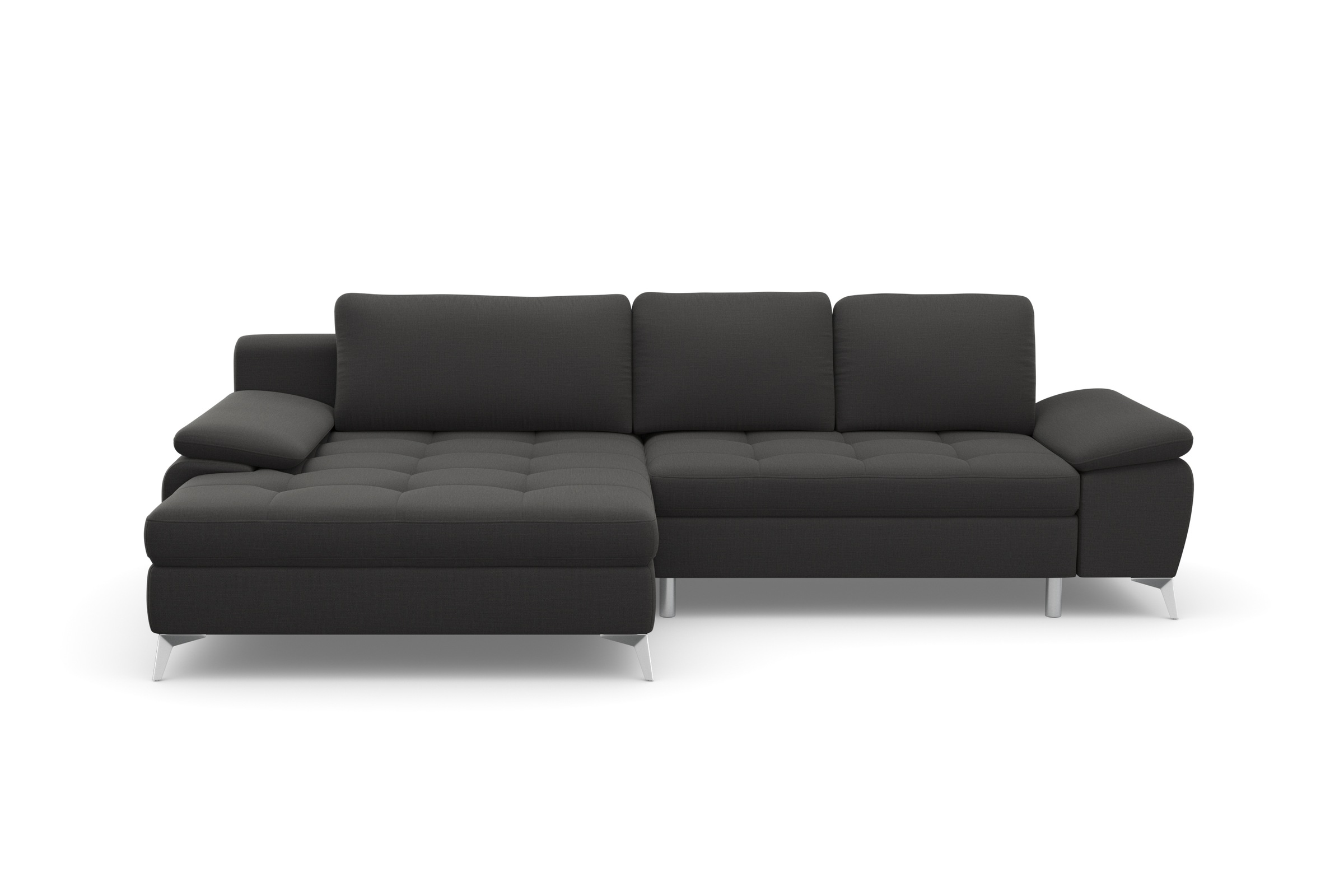 sit&more Ecksofa »Latigo L-Form«, mit Mega-Recamiere, wahlweise mit Bettfunktion und Bettkasten