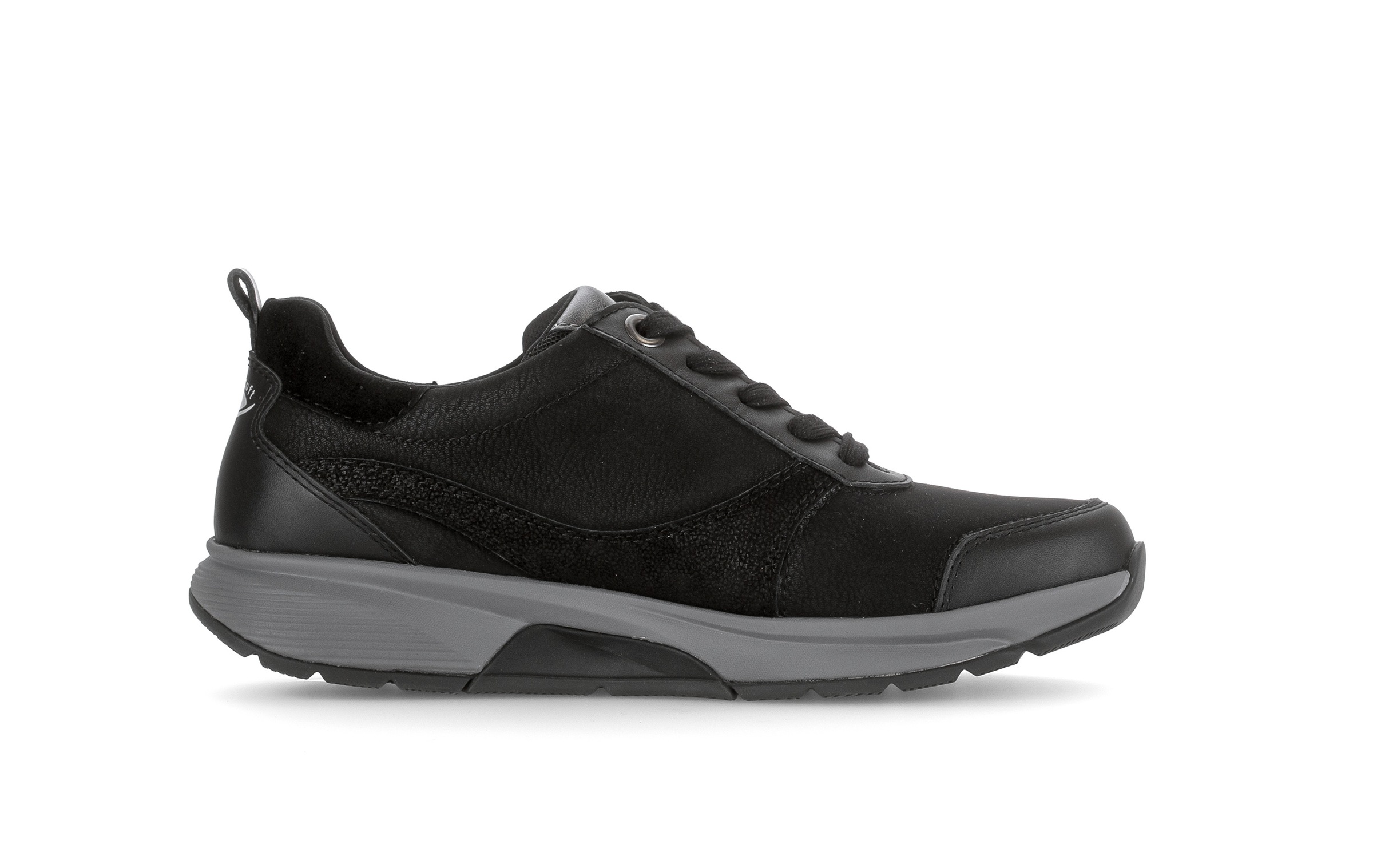 rollingsoft Keilsneaker  Freizeitschuh, Halbschuh, Schnürer mit Logo an der Ferse