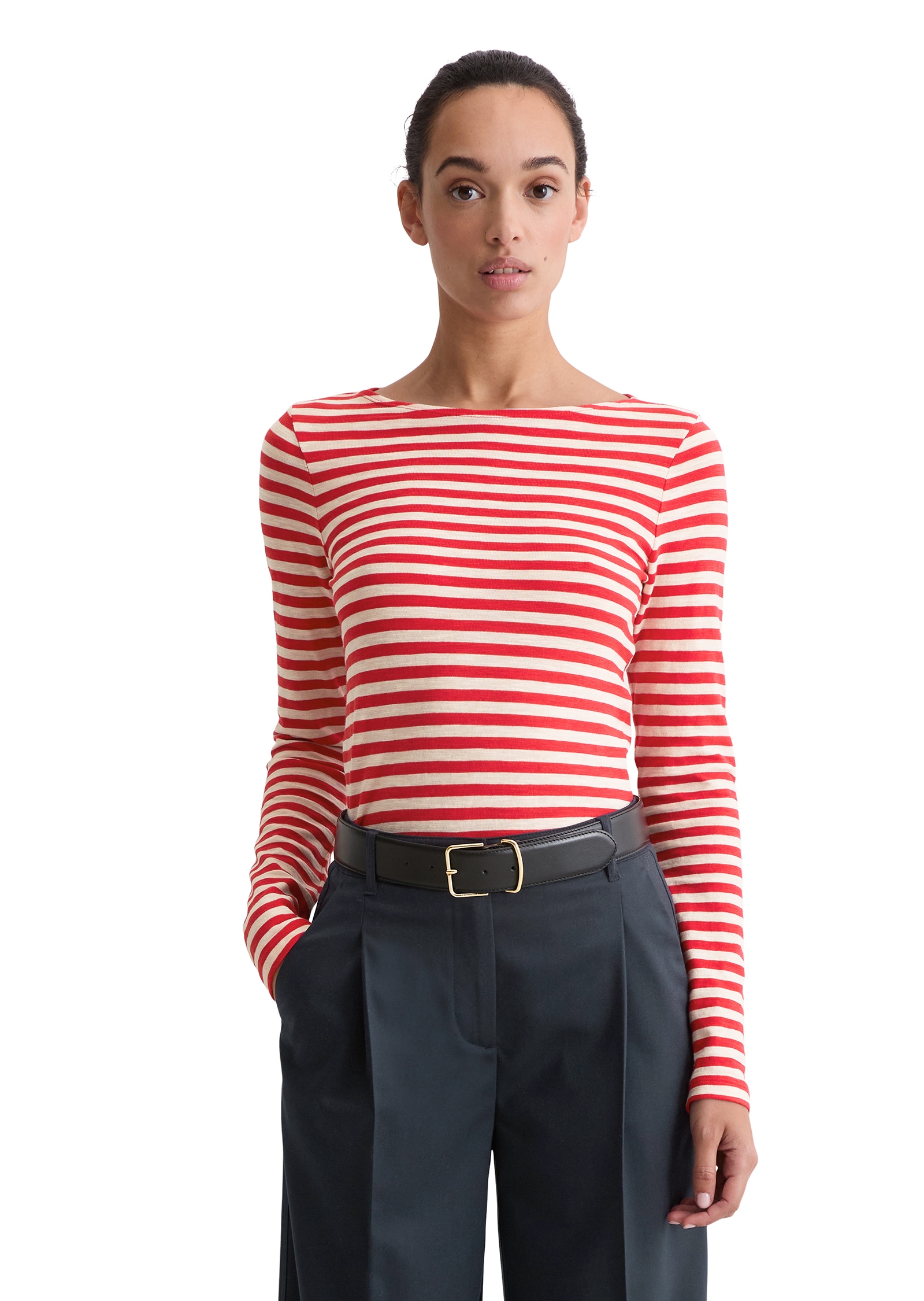 Marc O'Polo Langarmshirt im schönen Streifenmuster