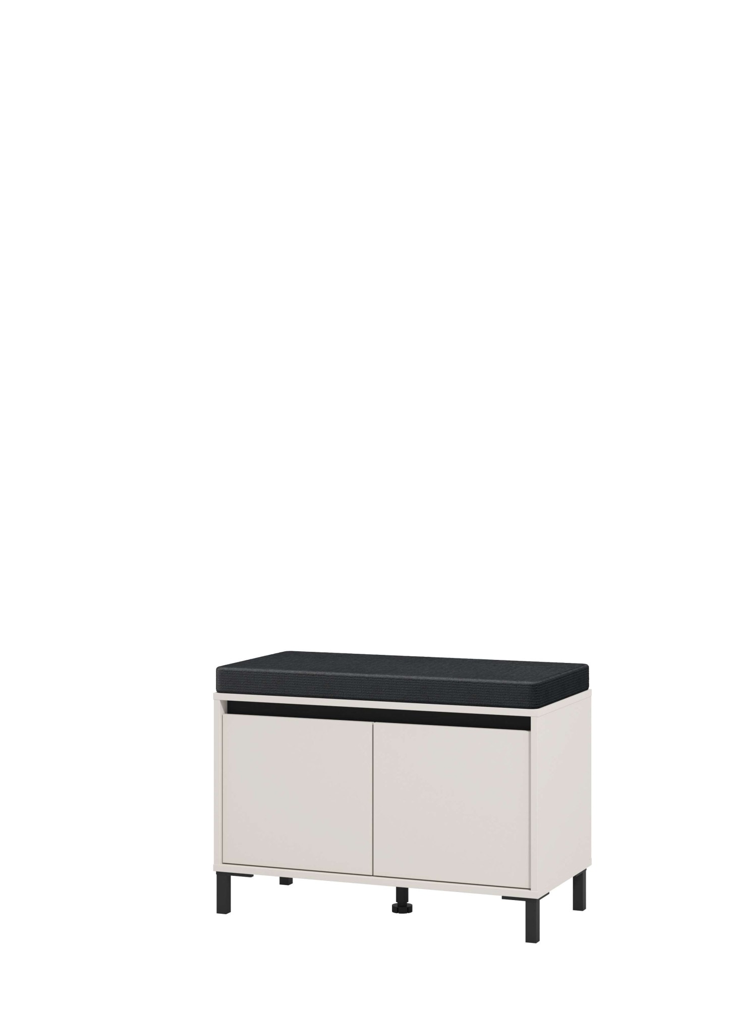 Home affaire Schuhbank »Arran, Schuhschrank, Schuhregal, Schuhtruhe, Schuhkommode, Sitzbank« mit abnehmbarem Sitzkissen, zwei Türen (dahinter zwei Fächer)