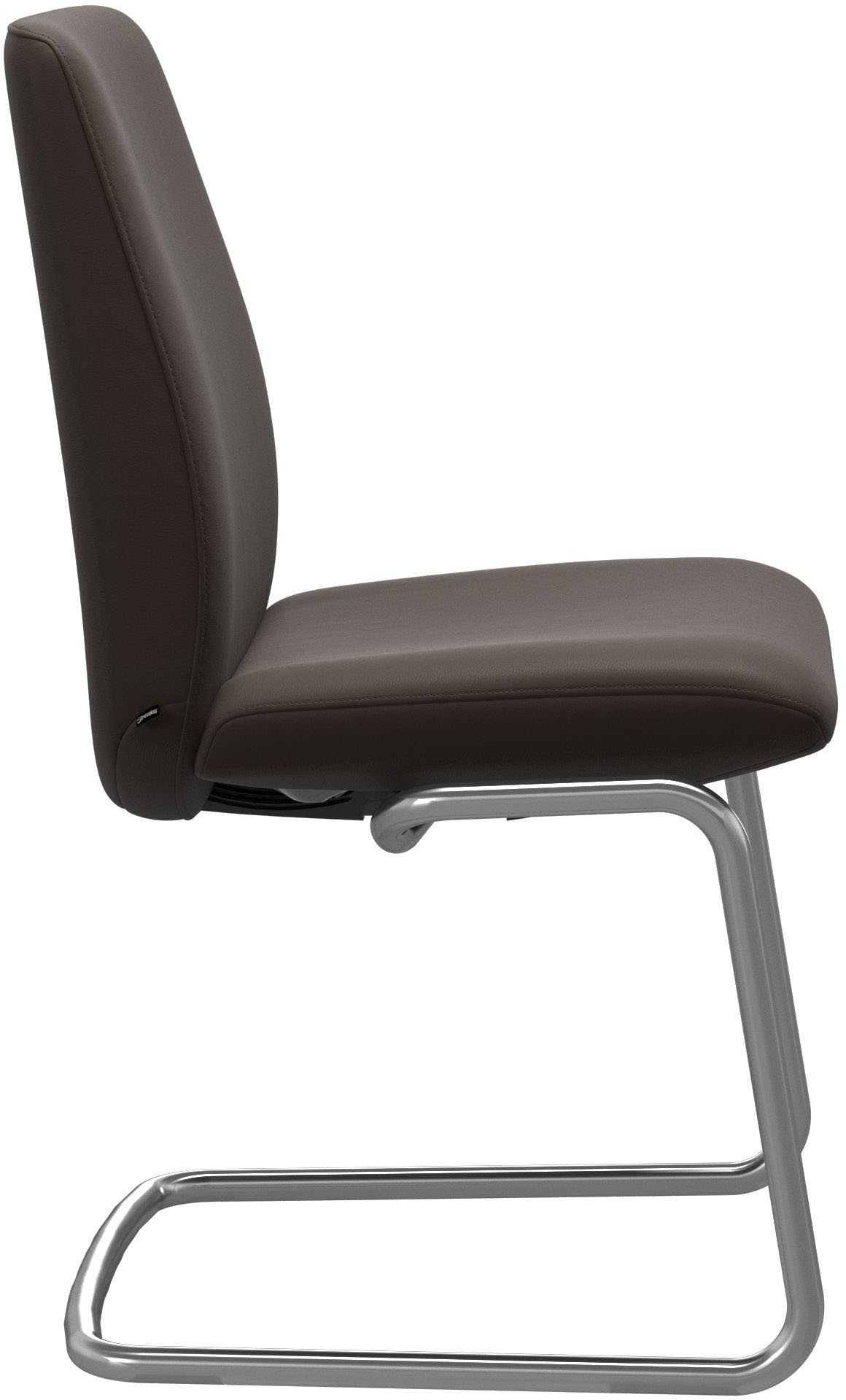 Stressless® Polsterstuhl »Laurel«, Leder BATICK, Low Back, Größe L, mit Beinen aus Stahl in Schwarz matt