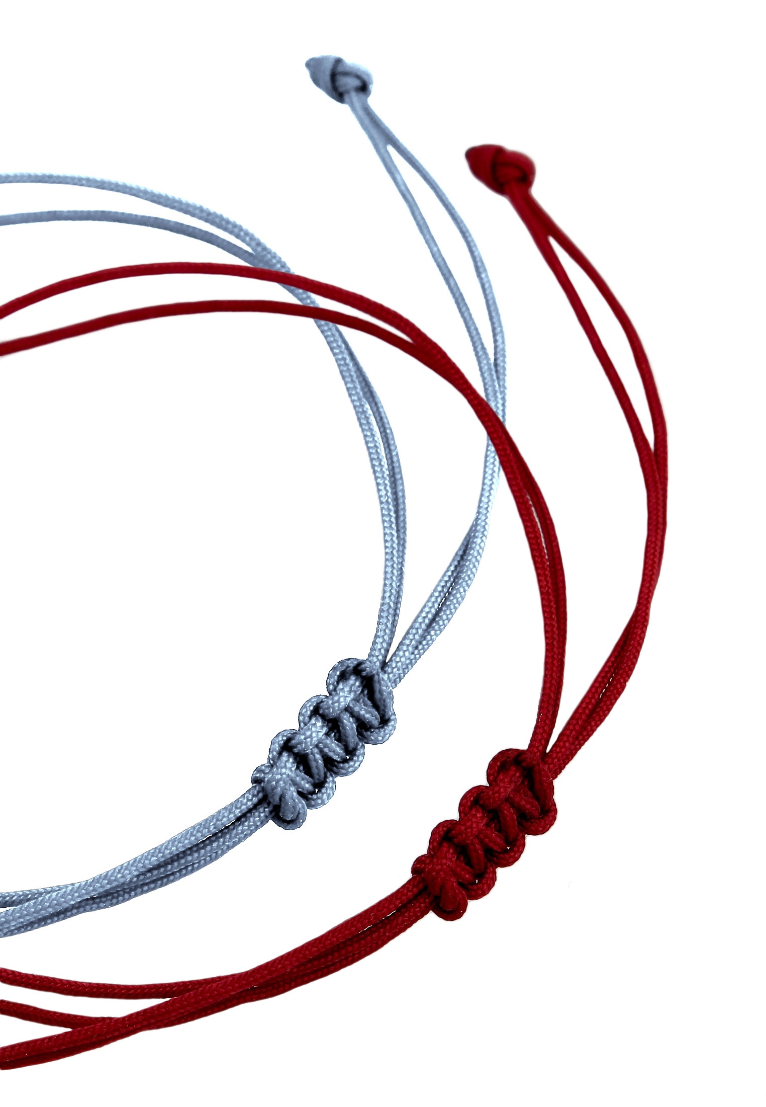Elli Armketten Set »Armband Herz Nylon 925 Sterling Silber Vergoldet Bicolor«