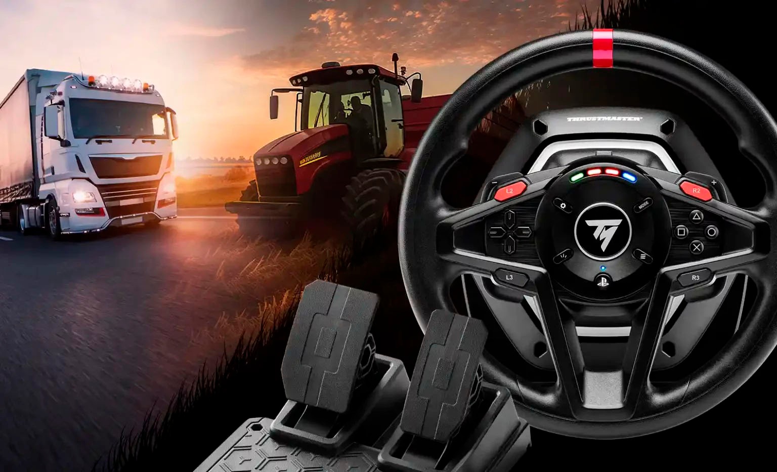 Thrustmaster Lenkrad »T128 SIMTASK PACK (Playstation / PC)«