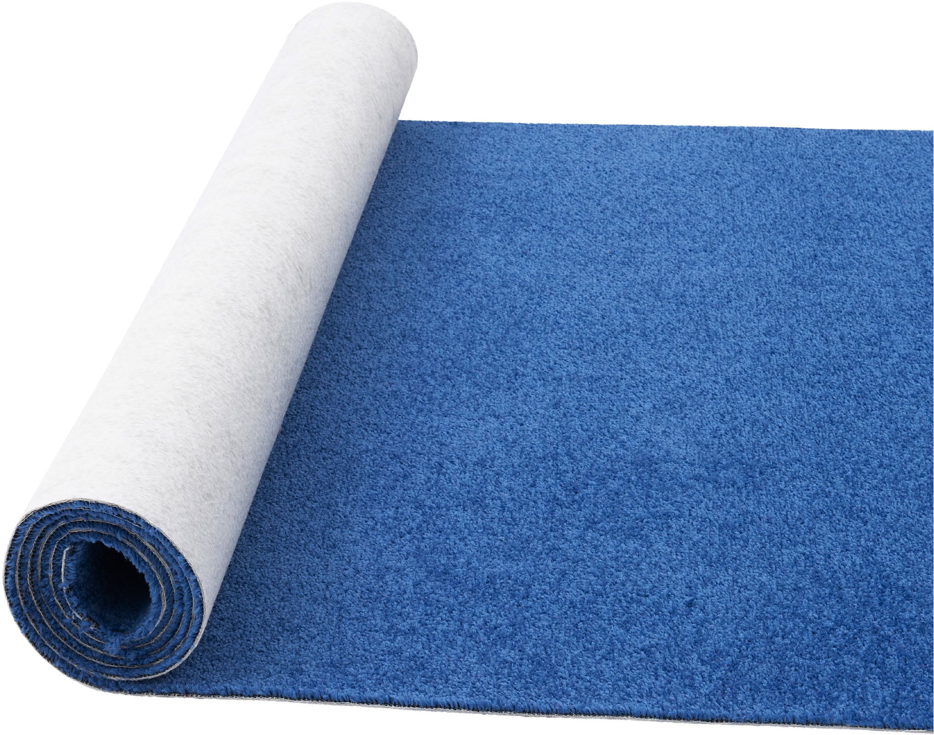 OTTO home Teppichboden »Zephyra, Schlinge, Gesamthöhe 8 mm, Made in Netherlands« rechteckig Uni Farben, Breite 400 cm, strapazierfähig, Wohnzimmer, Schlafzimmer