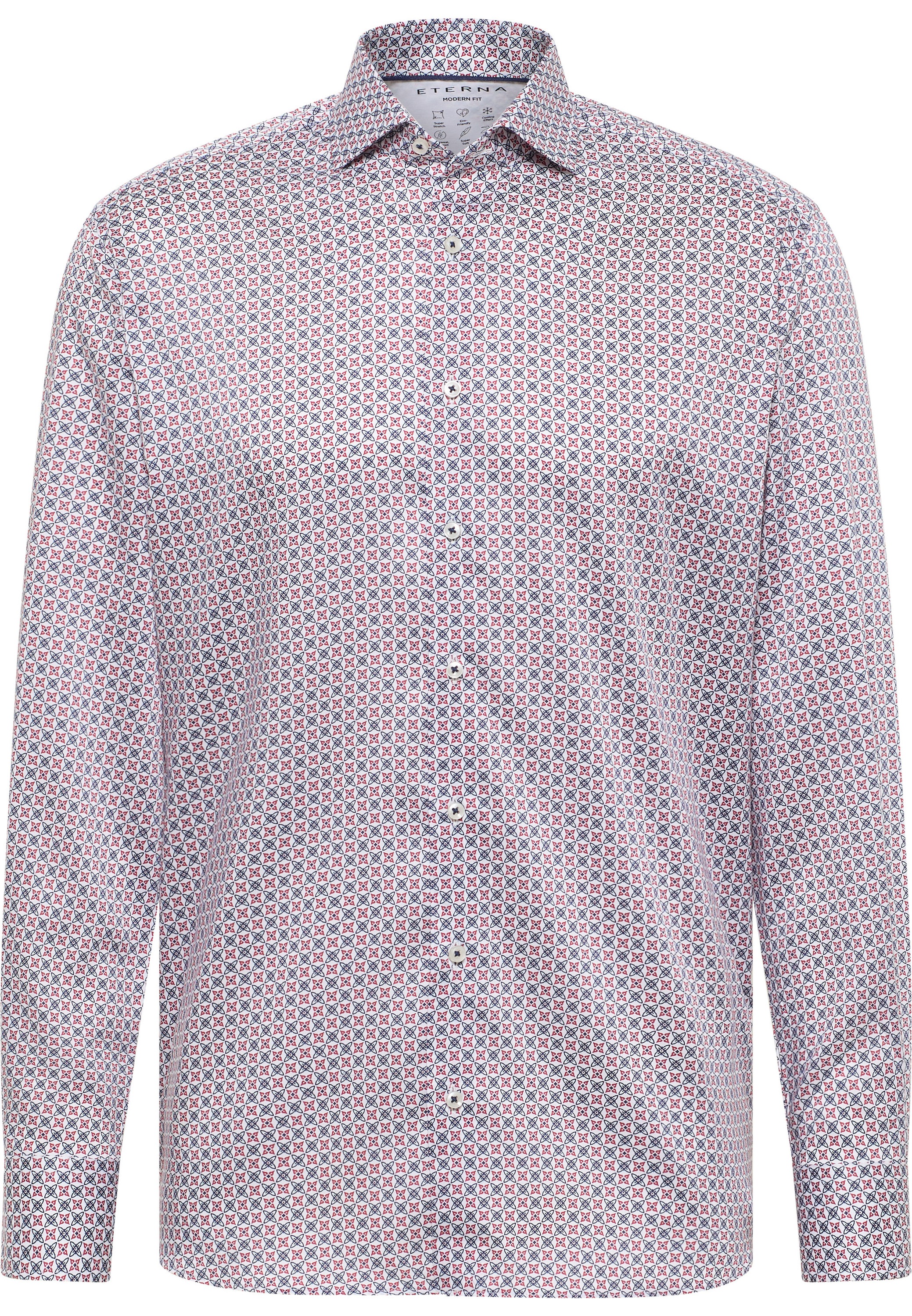 Eterna Langarmhemd »MODERN FIT« EASY IRON (bügelleicht)