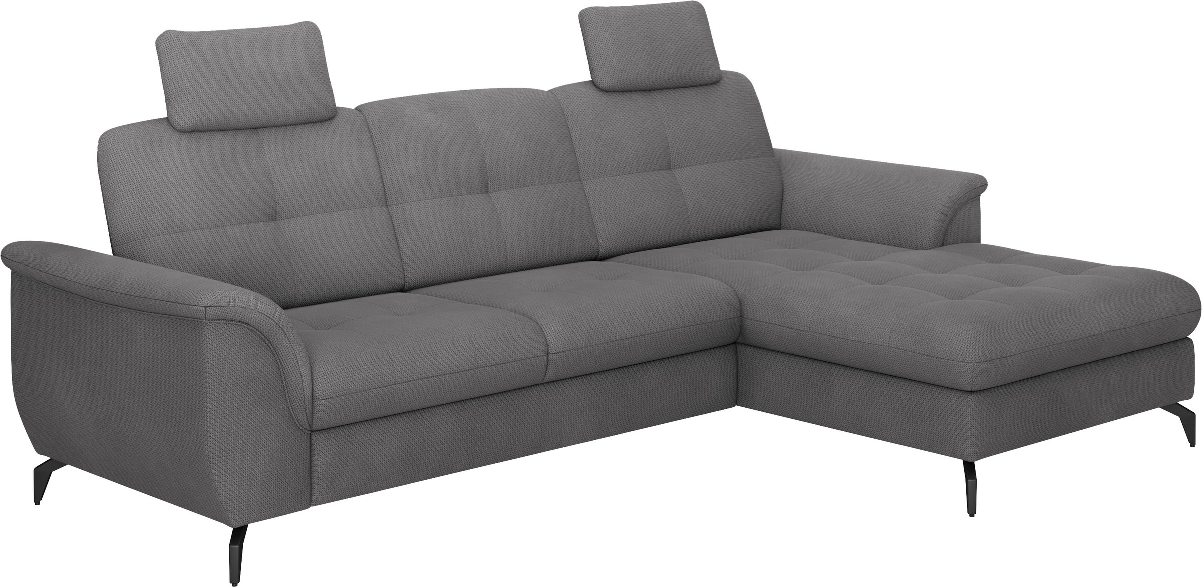 sit&more Ecksofa »Zora L-Form«, wahlweise mit Bettfunktion und Bettkasten