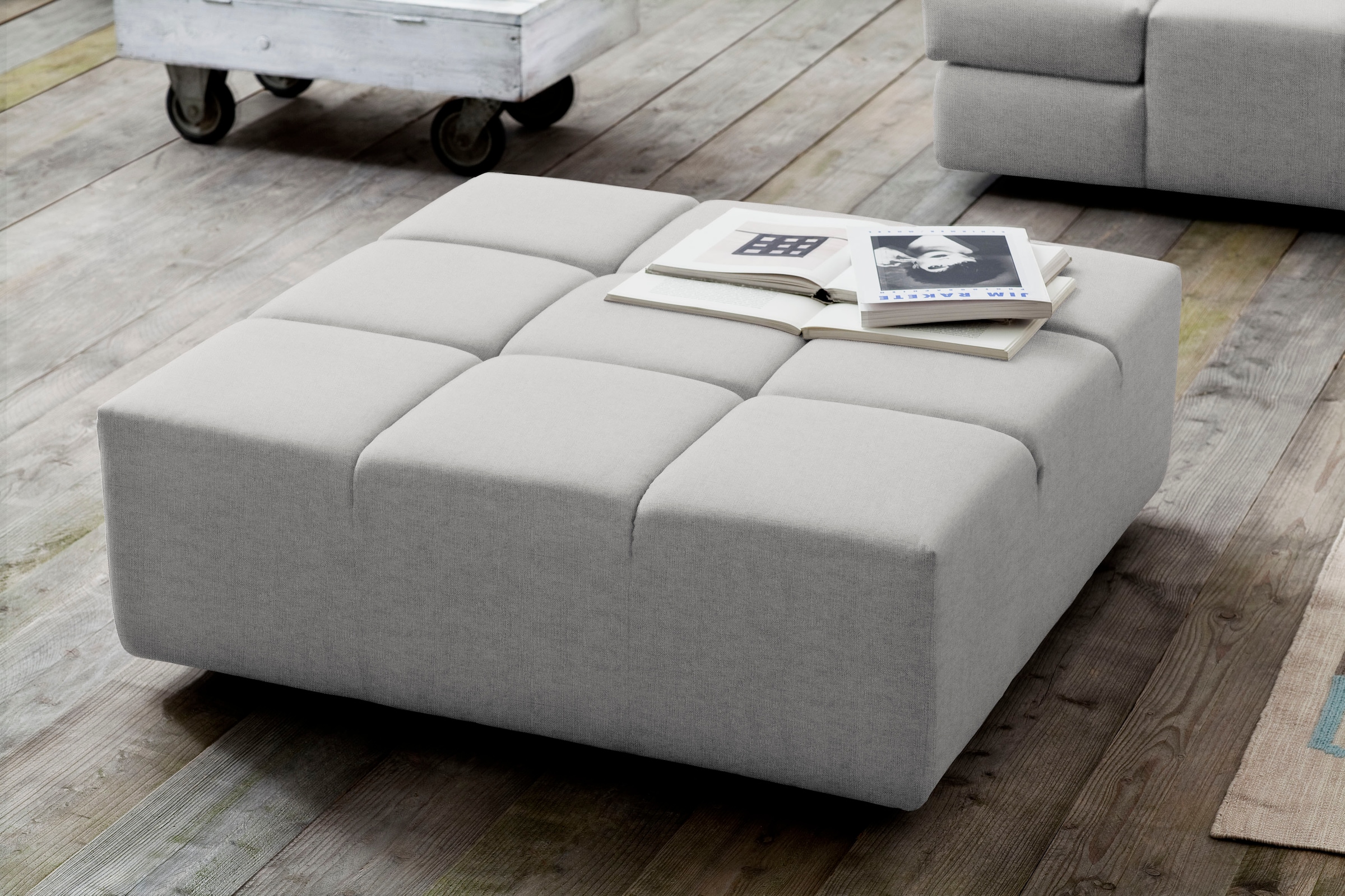 INOSIGN Polsterhocker »Ancona«, passend zur "Ancona"-Polsterserie, auch in Cord + Easy Care