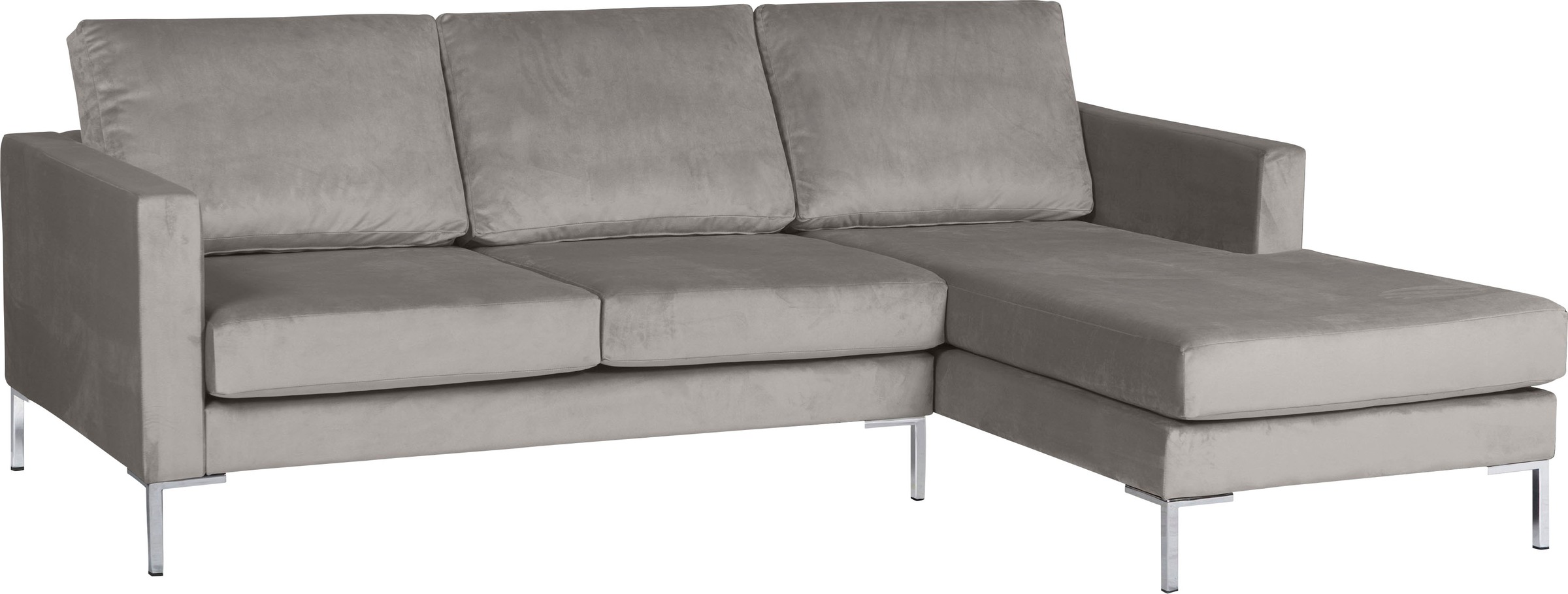 Alte Gerberei Ecksofa »Velina, L-Form«, mit Metall-Winkelfüßen, Breite 209 cm