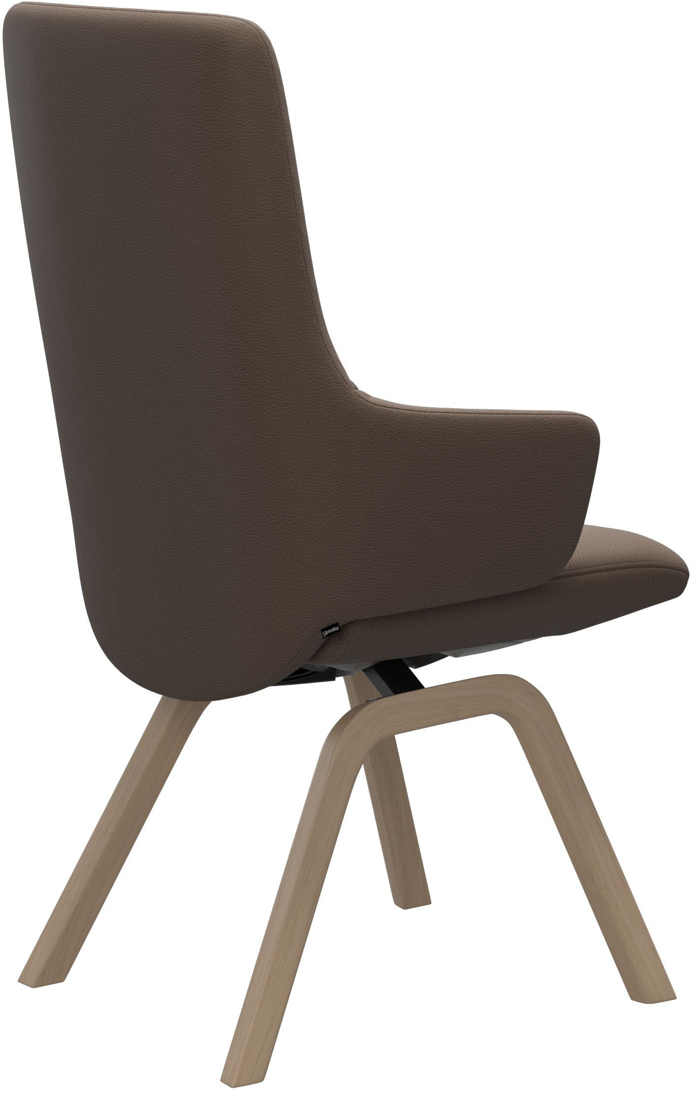 Stressless® Polsterstuhl »Laurel«, Leder BATICK, High Back mit Armlehne, Größe L, mit schräggestellten Beinen in Eiche