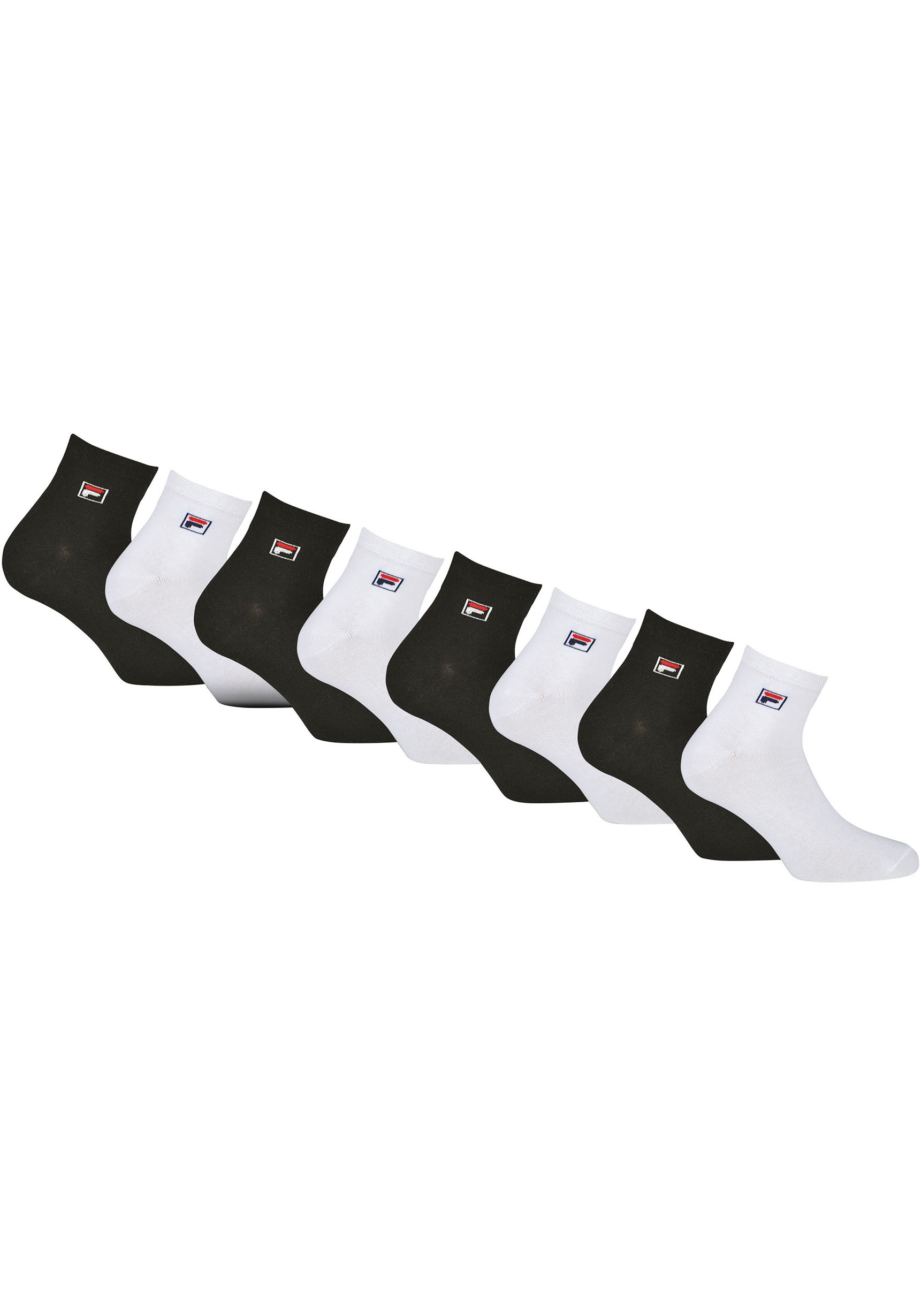 Fila Kurzsocken »UNISEX QUARTER PLAIN SOCKS«, (9 Paar), mit Logo-Schriftzug
