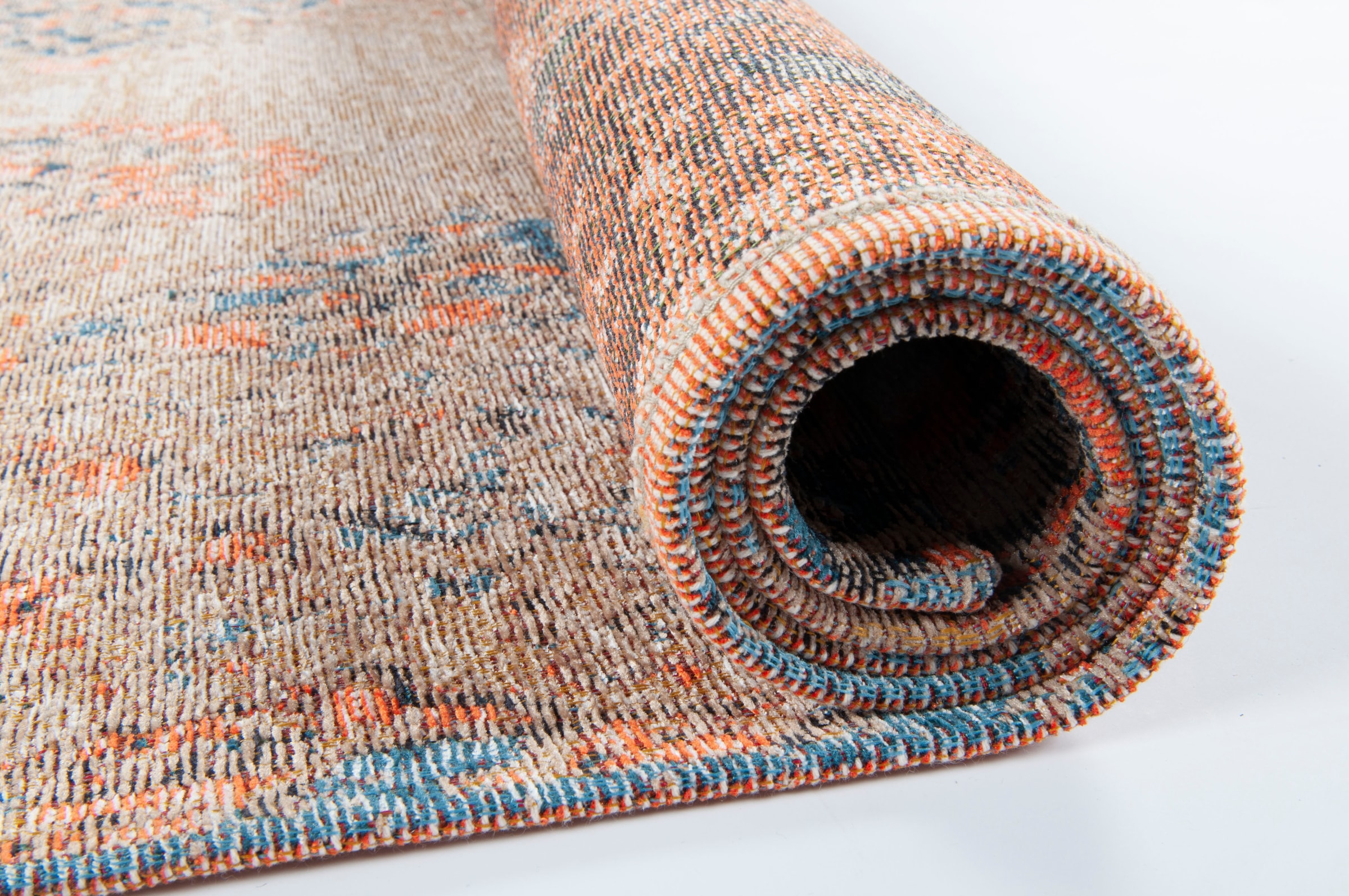 TOM TAILOR HOME Teppich »Funky Orient Kirman«, rechteckig, 5 mm Höhe, Kurzflor, Orient-Optik, Vintage Design