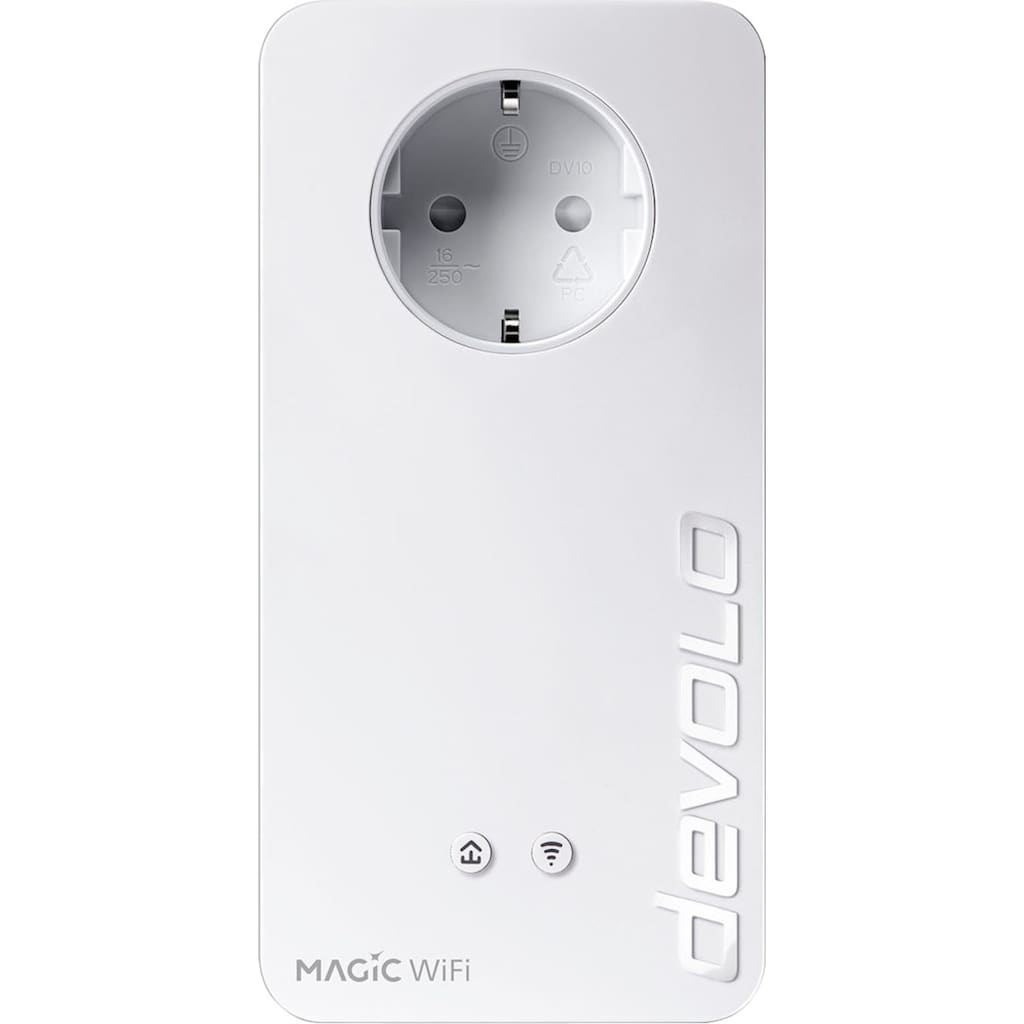 DEVOLO WLAN-Router »Magic 1 WiFi ac Ergänzung (1200Mbit, Powerline + WLAN, 2x LAN, Mesh)«