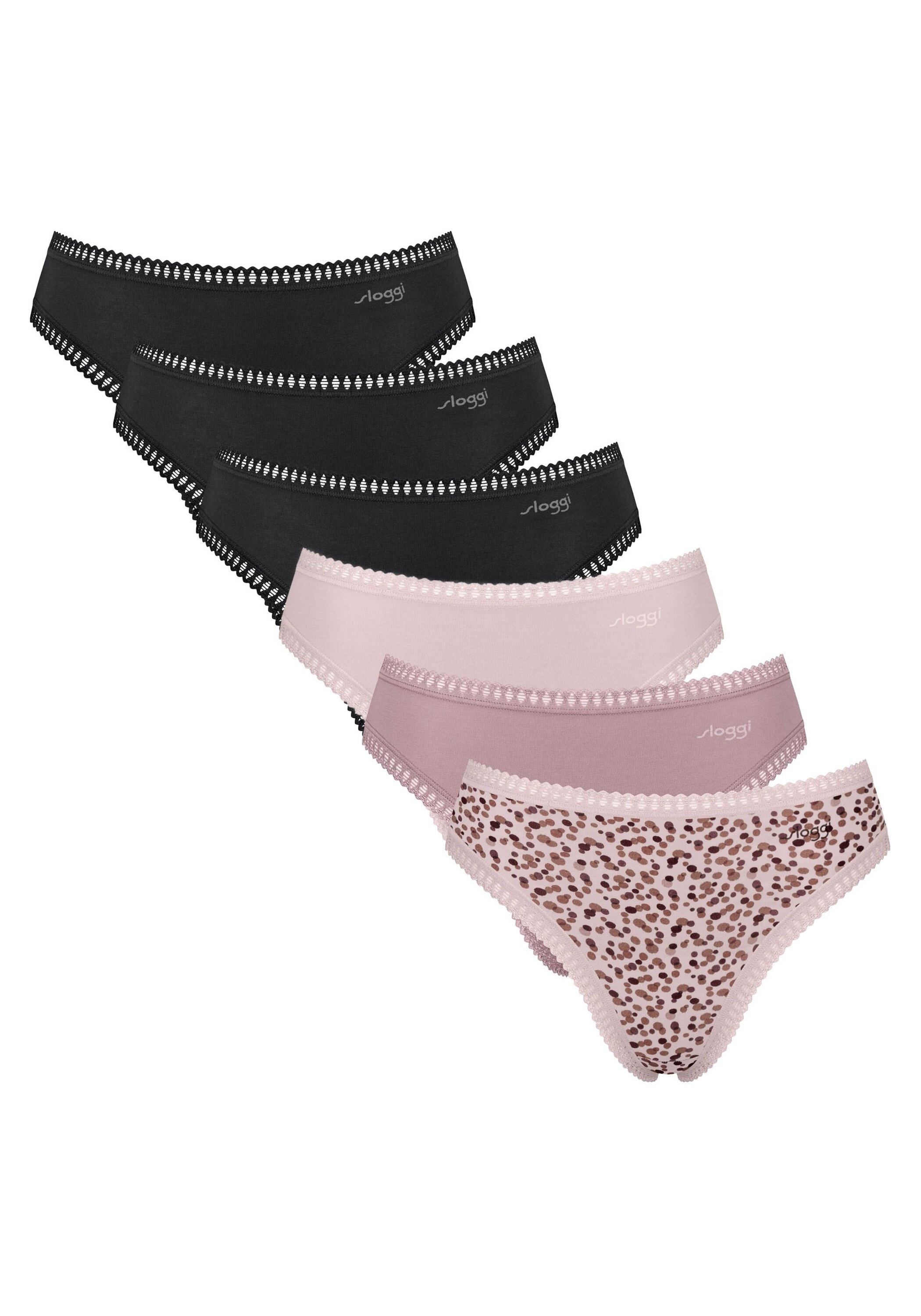 sloggi Slip »Slip GO Crush High leg C6P 6er Pack«