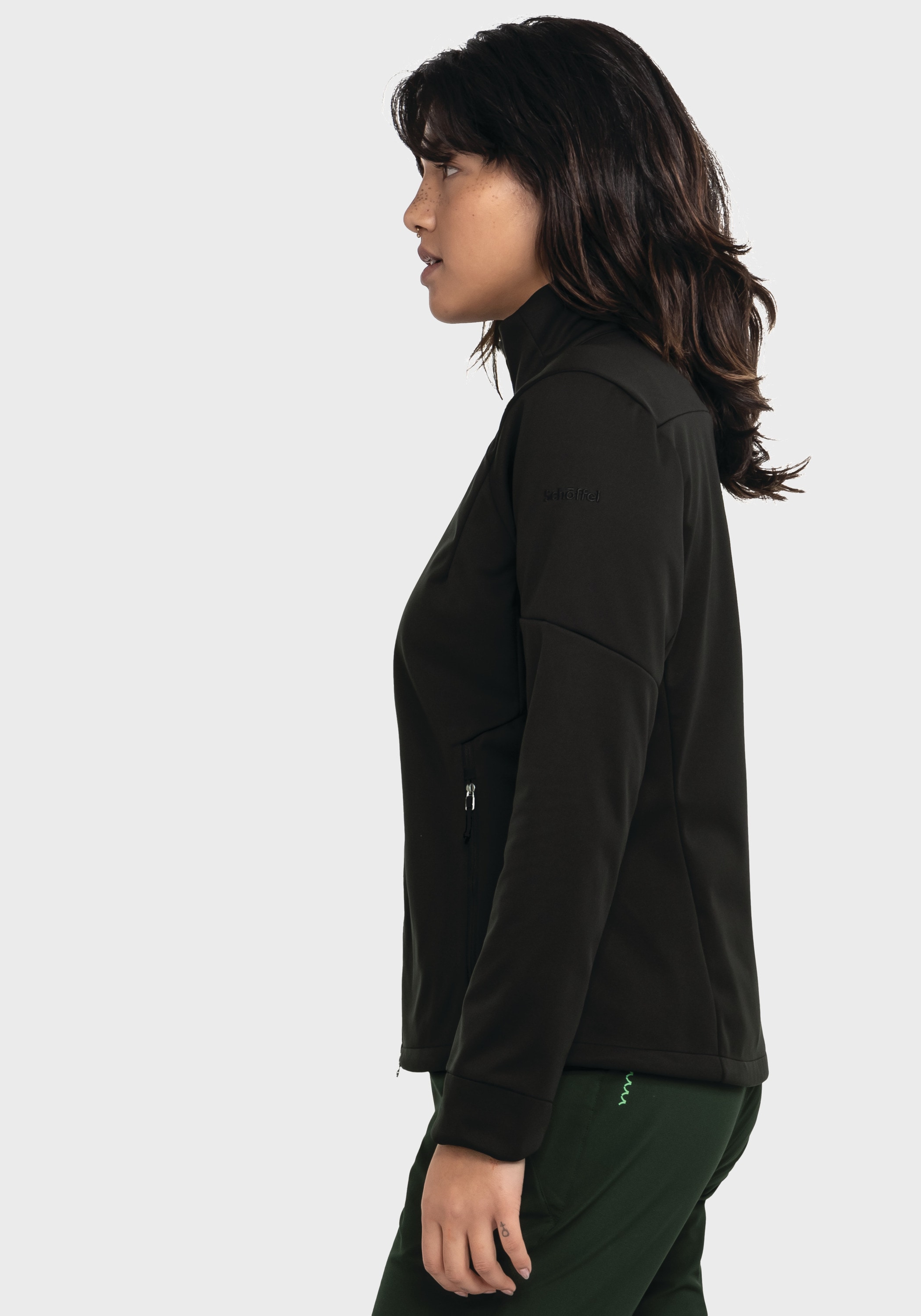 Schöffel Outdoorjacke »Hiking Softshell Jk Style Fracon WMS«, ohne Kapuze