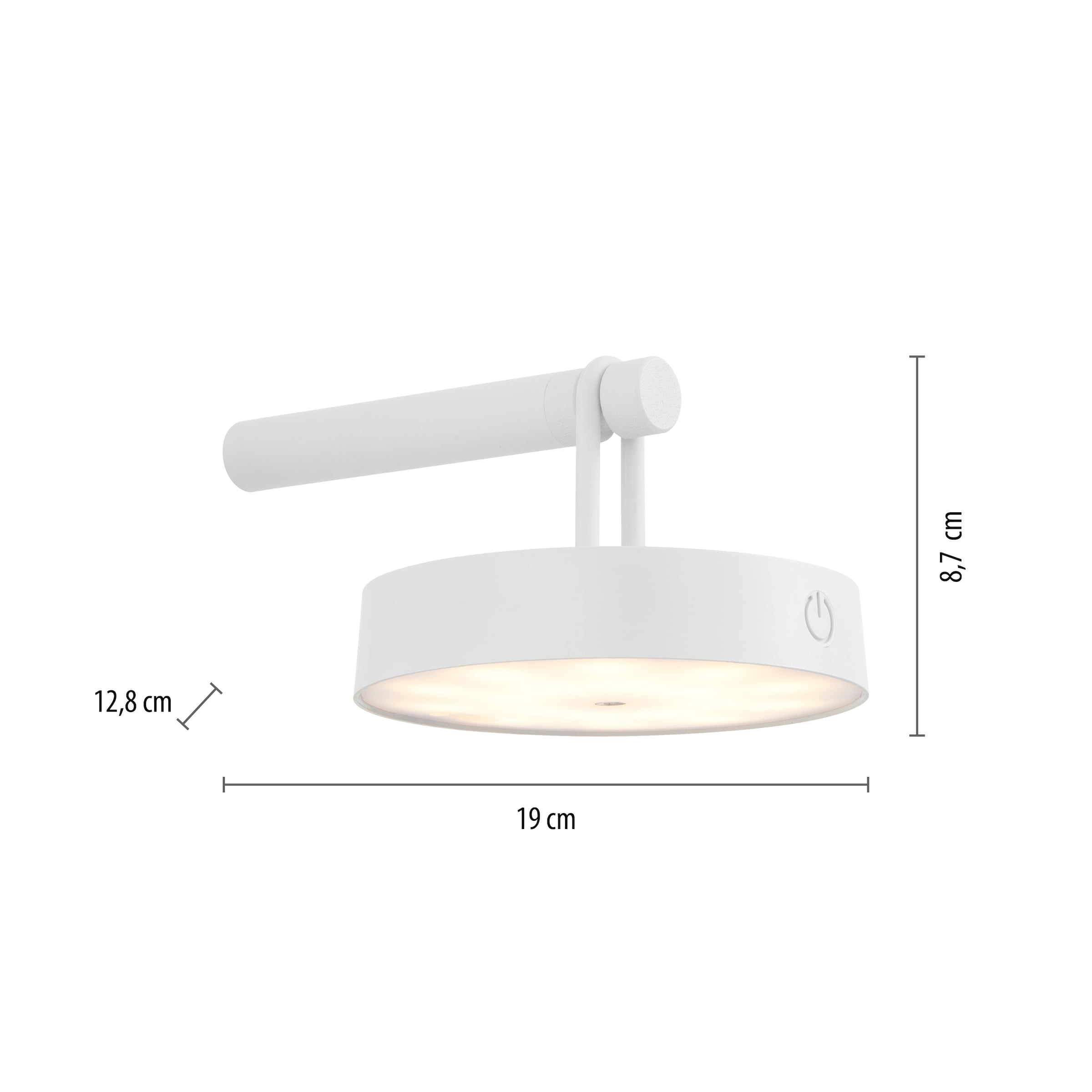 JUST LIGHT Wandleuchte »ARMA«, 1 flammig, Leuchtmittel LED-Modul | LED fest integriert, Akkuleuchte