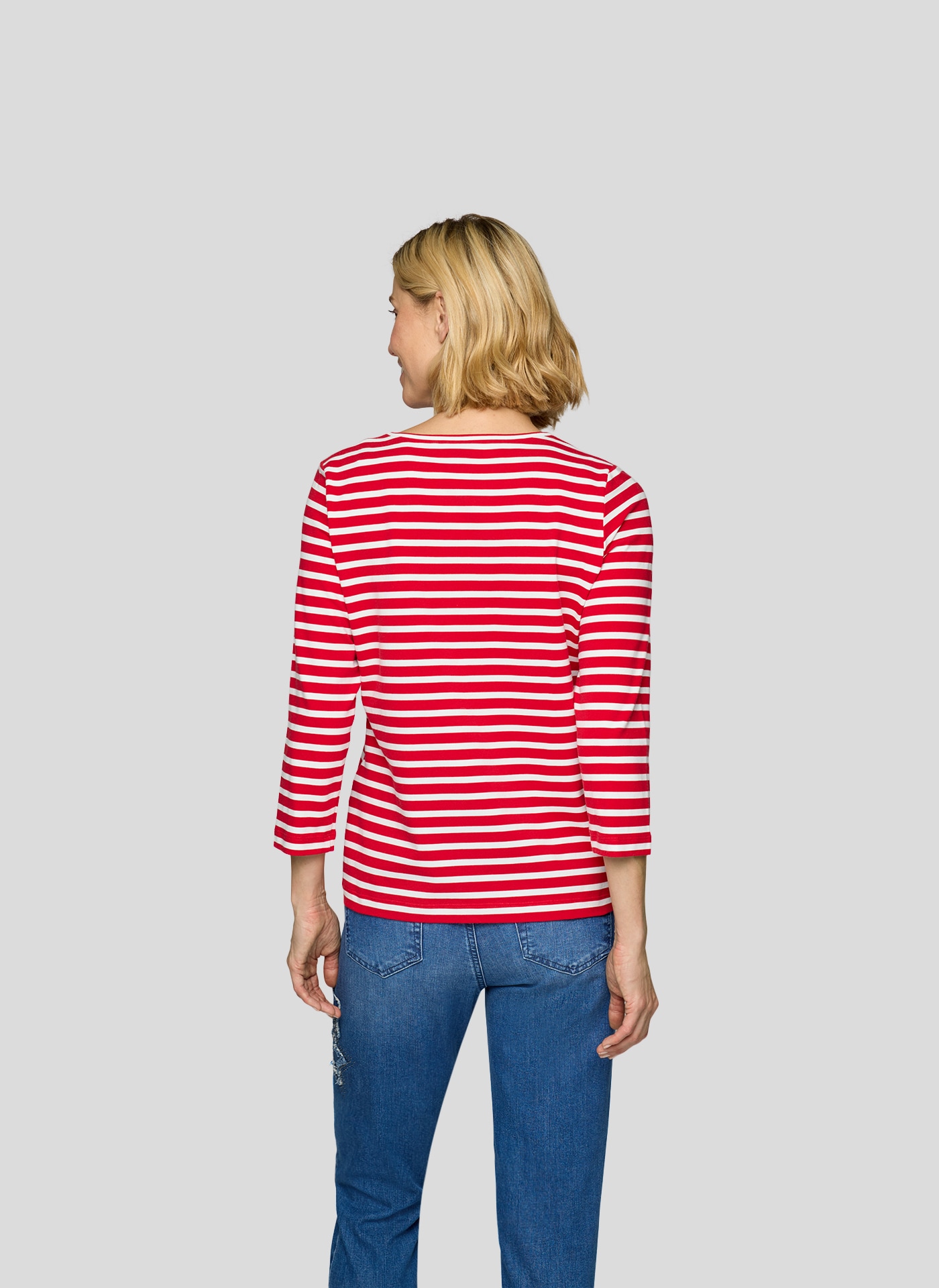 Rabe 3/4-Arm-Shirt, in Streifen-Optik