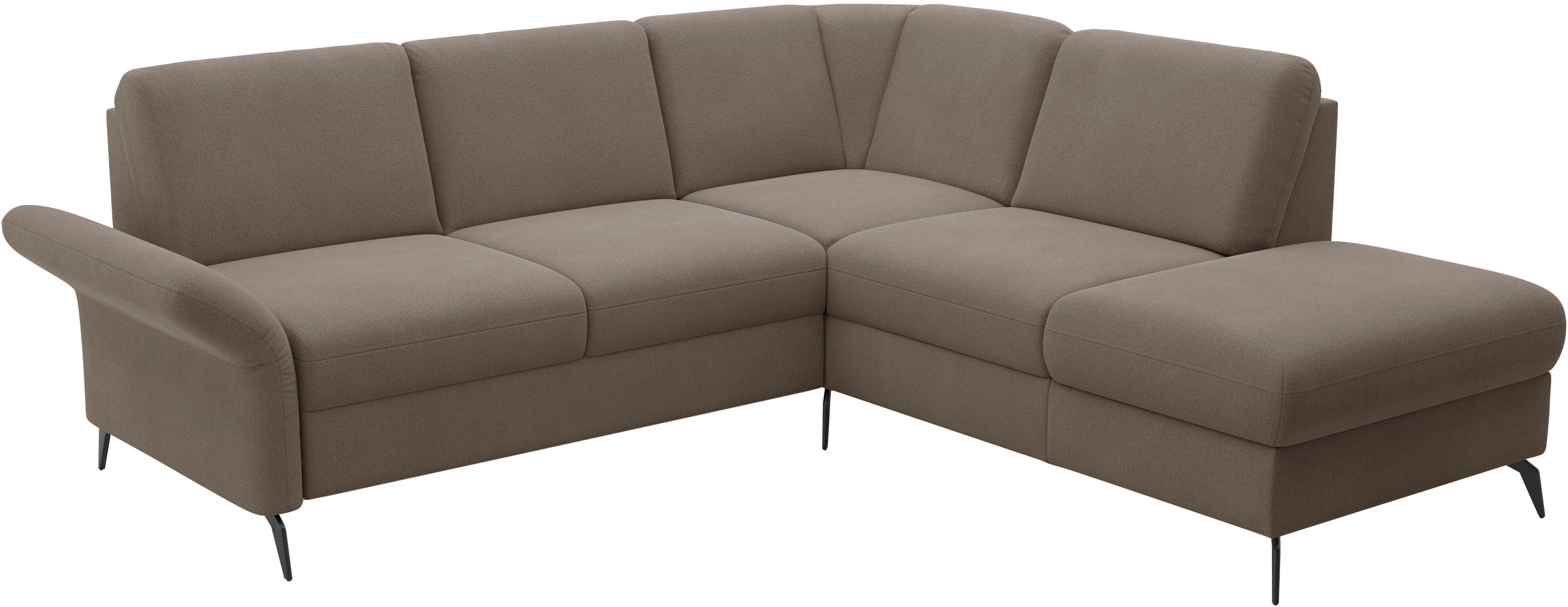 Home affaire Ecksofa »Rochelle«, optional: Armteilverstellung, klappbar, Bettkasen