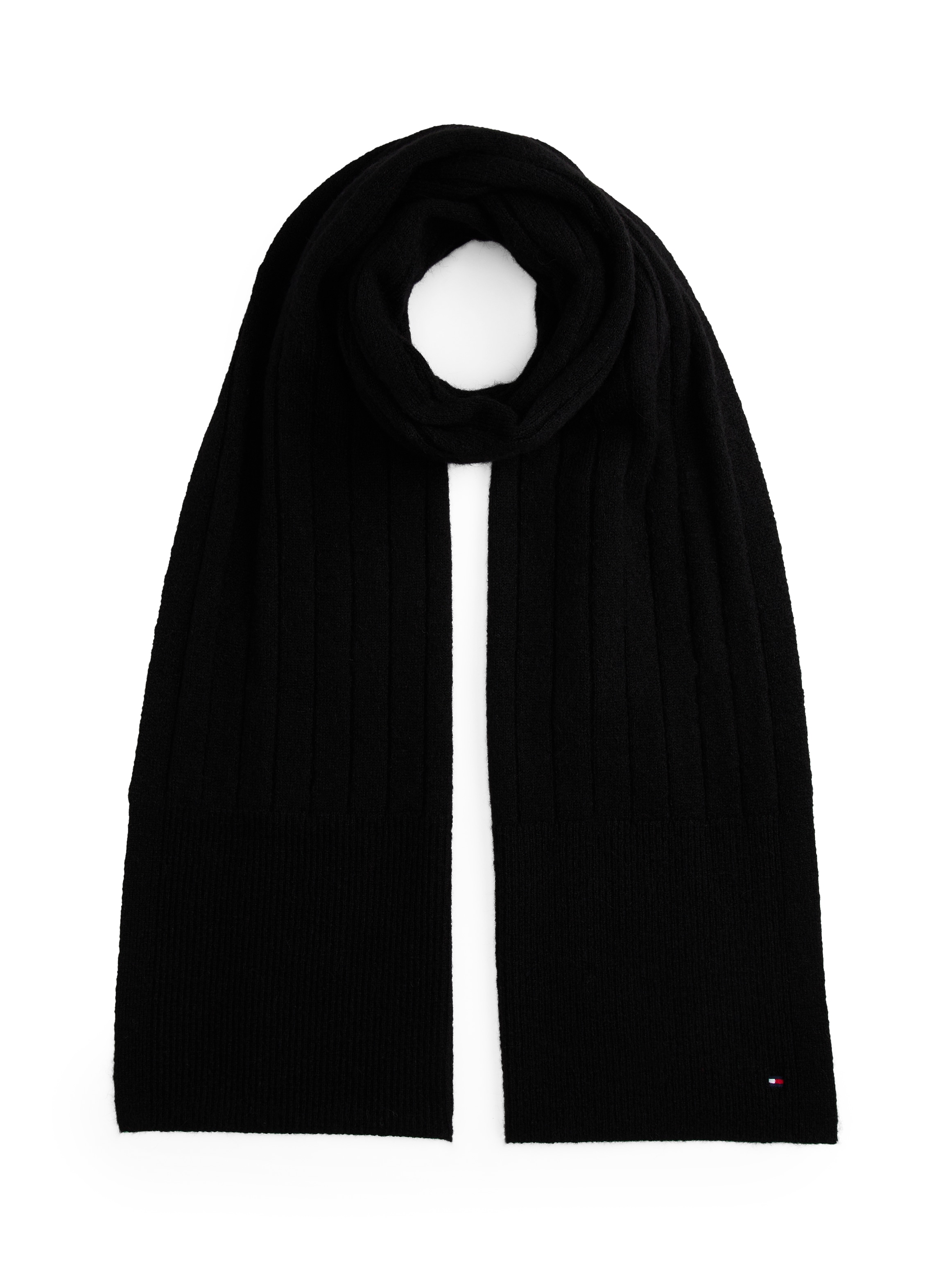 Tommy Hilfiger Beanie »TH FLAG FLUFFY« in Geschenkbox, Set mit Schal, flaschig