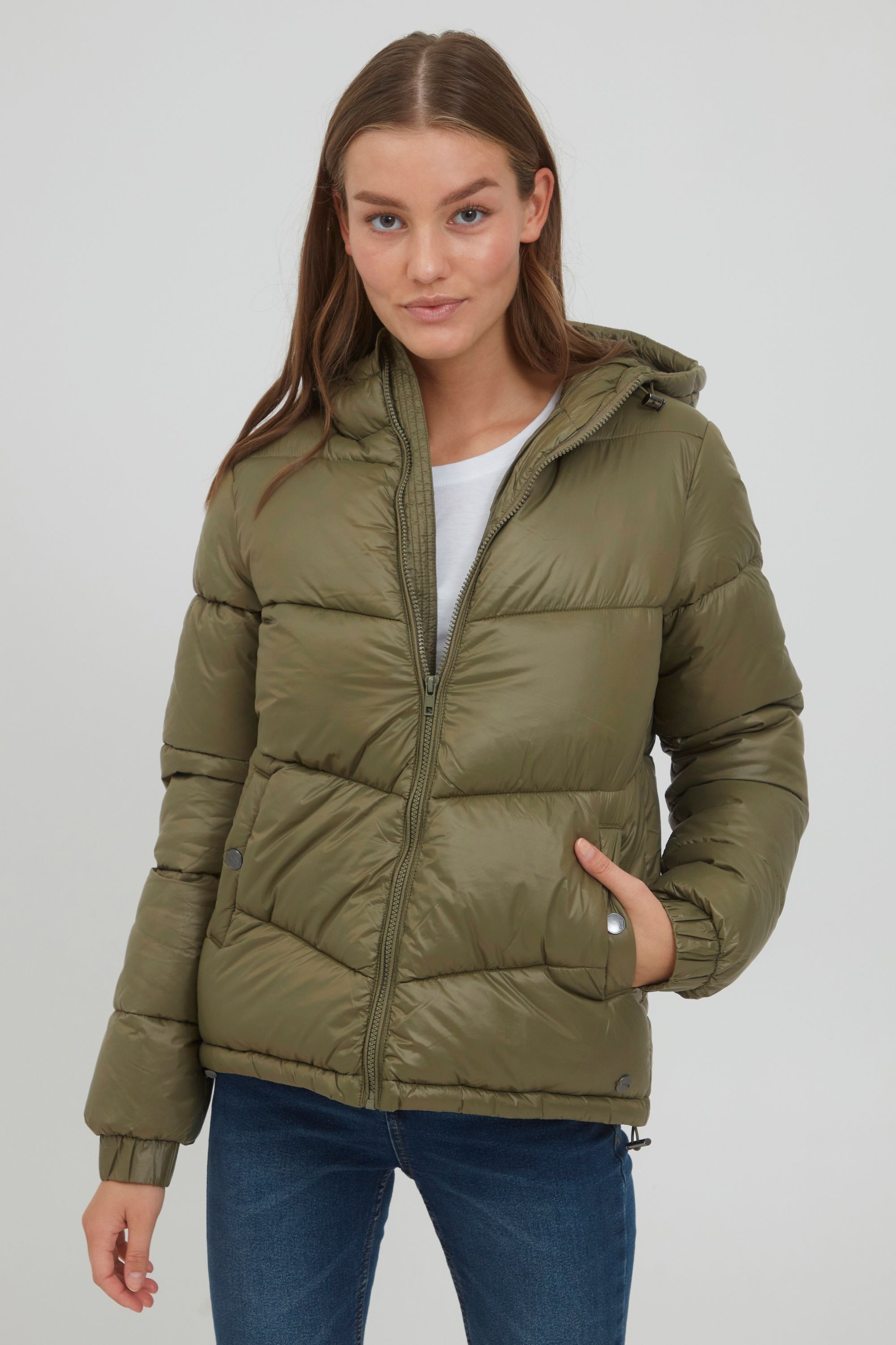 OXMO Steppjacke »Steppjacke OXTabea«, mit Kapuze