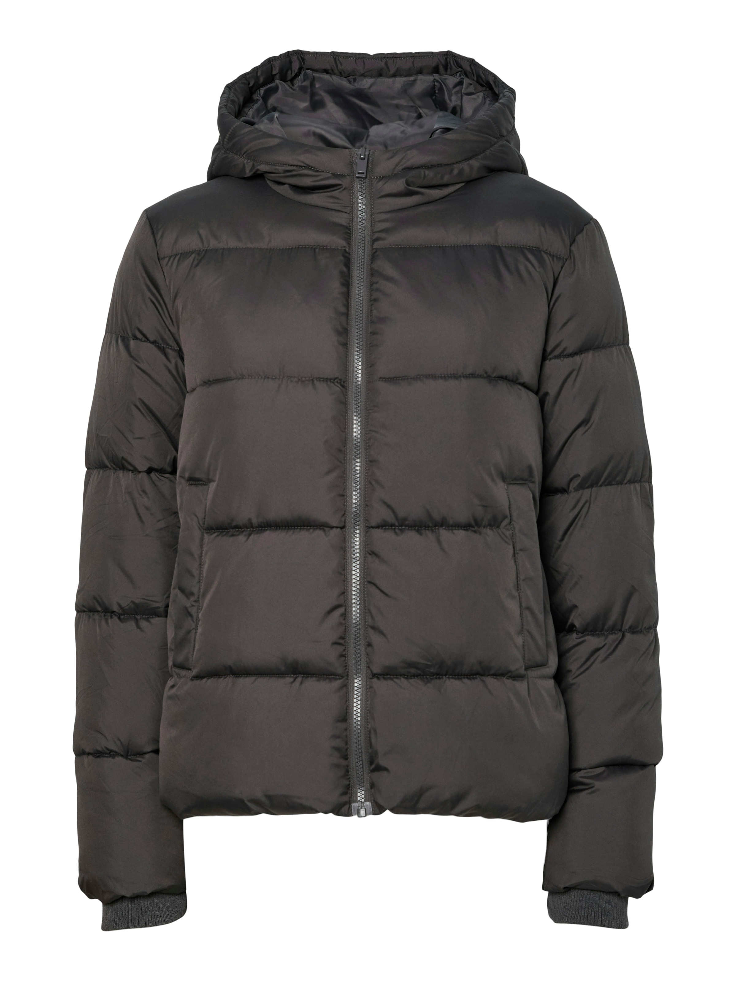 pieces Steppjacke »PCBEE NEW SHORT  PUFFER JACKET NOOS BC« mit Kapuze