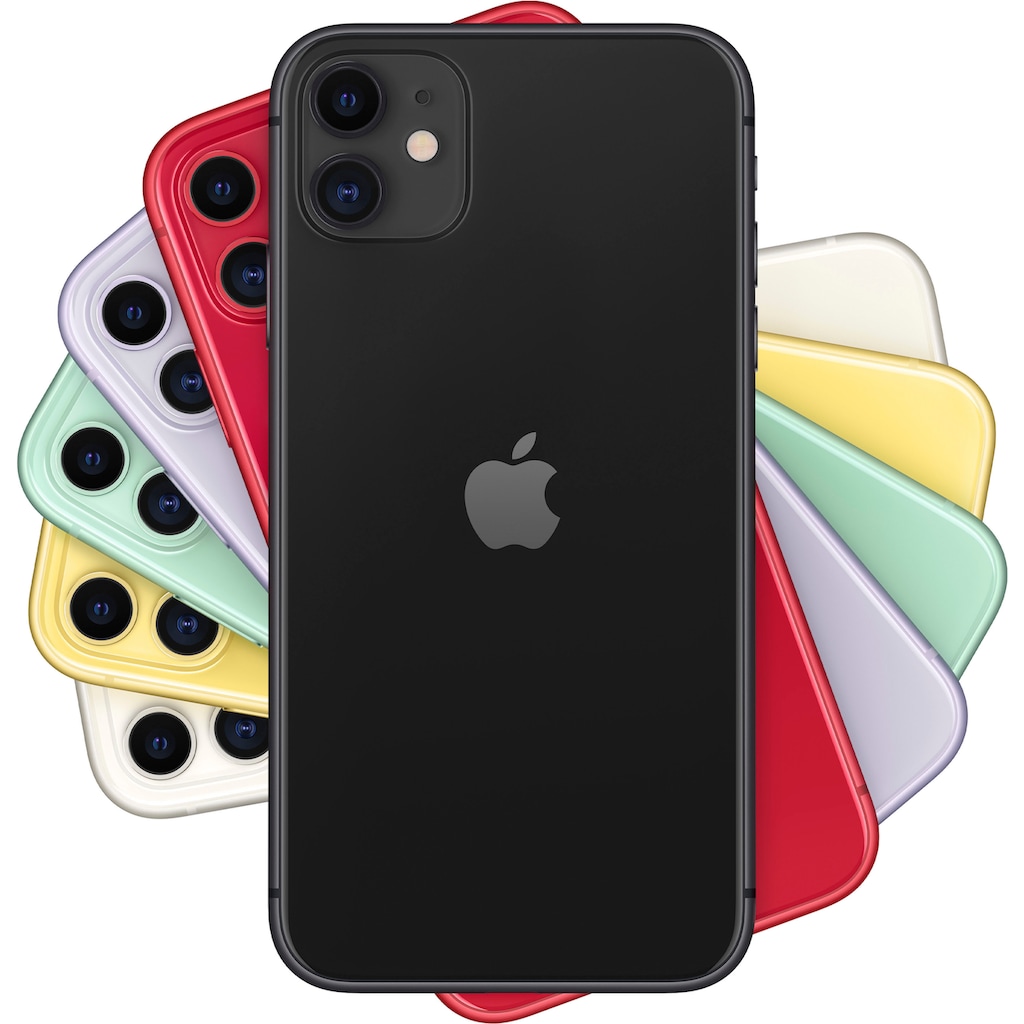 Apple Smartphone »iPhone 11«, black, 15,5 cm/6,1 Zoll, 64 GB Speicherplatz, 12 MP Kamera