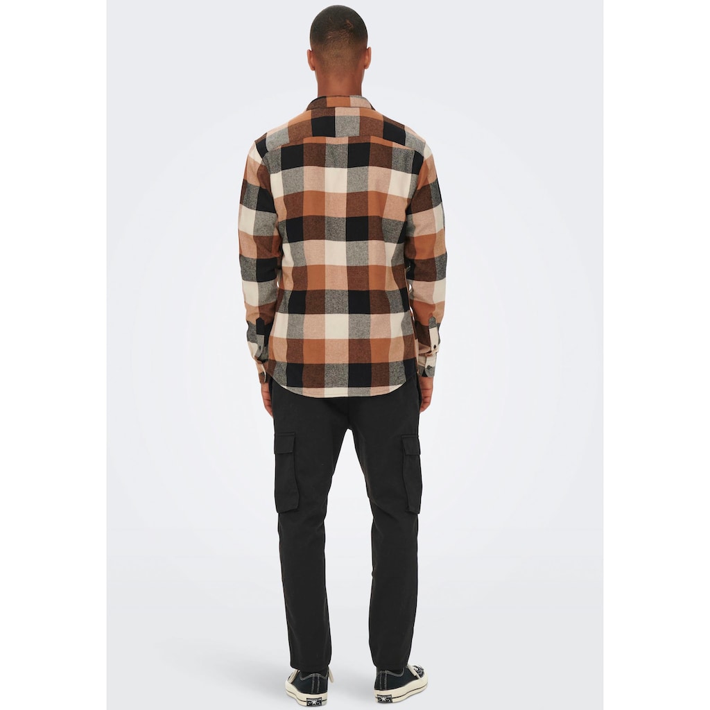 ONLY & SONS Karohemd »GUDMUND LIFE LS 3T CHECK SHIRT«