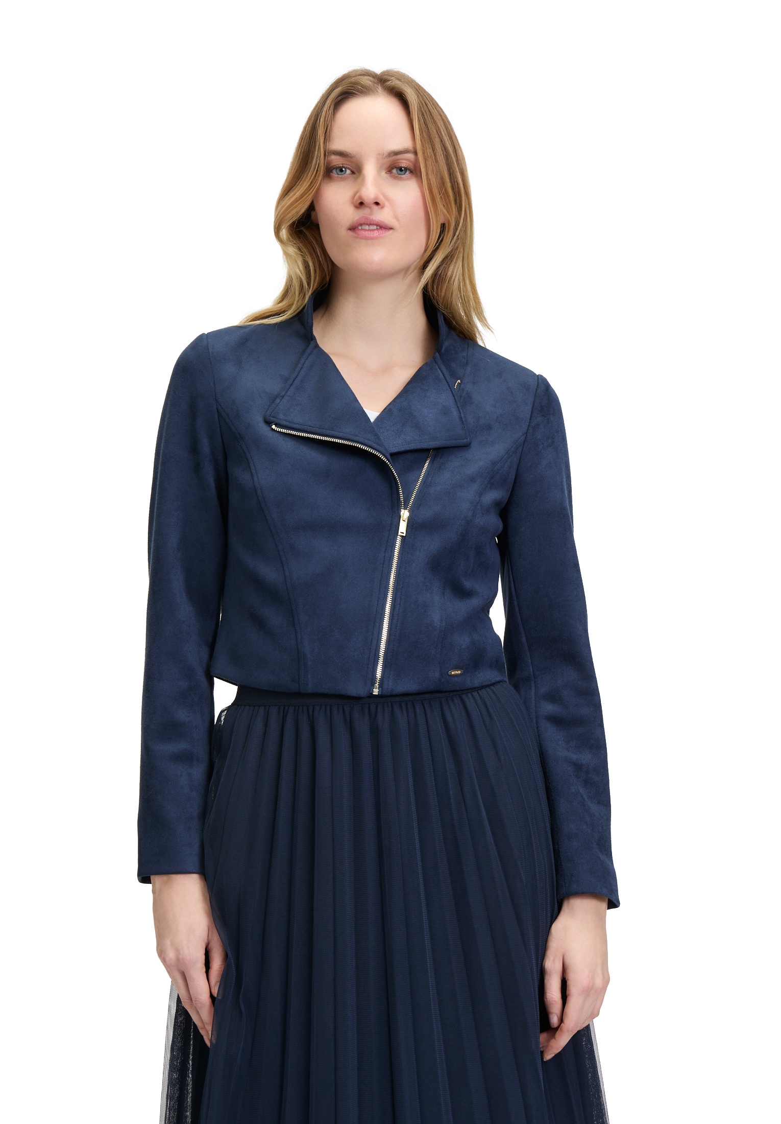 Betty&Co Jackenblazer »Bikerjacke mit Stehkragen«