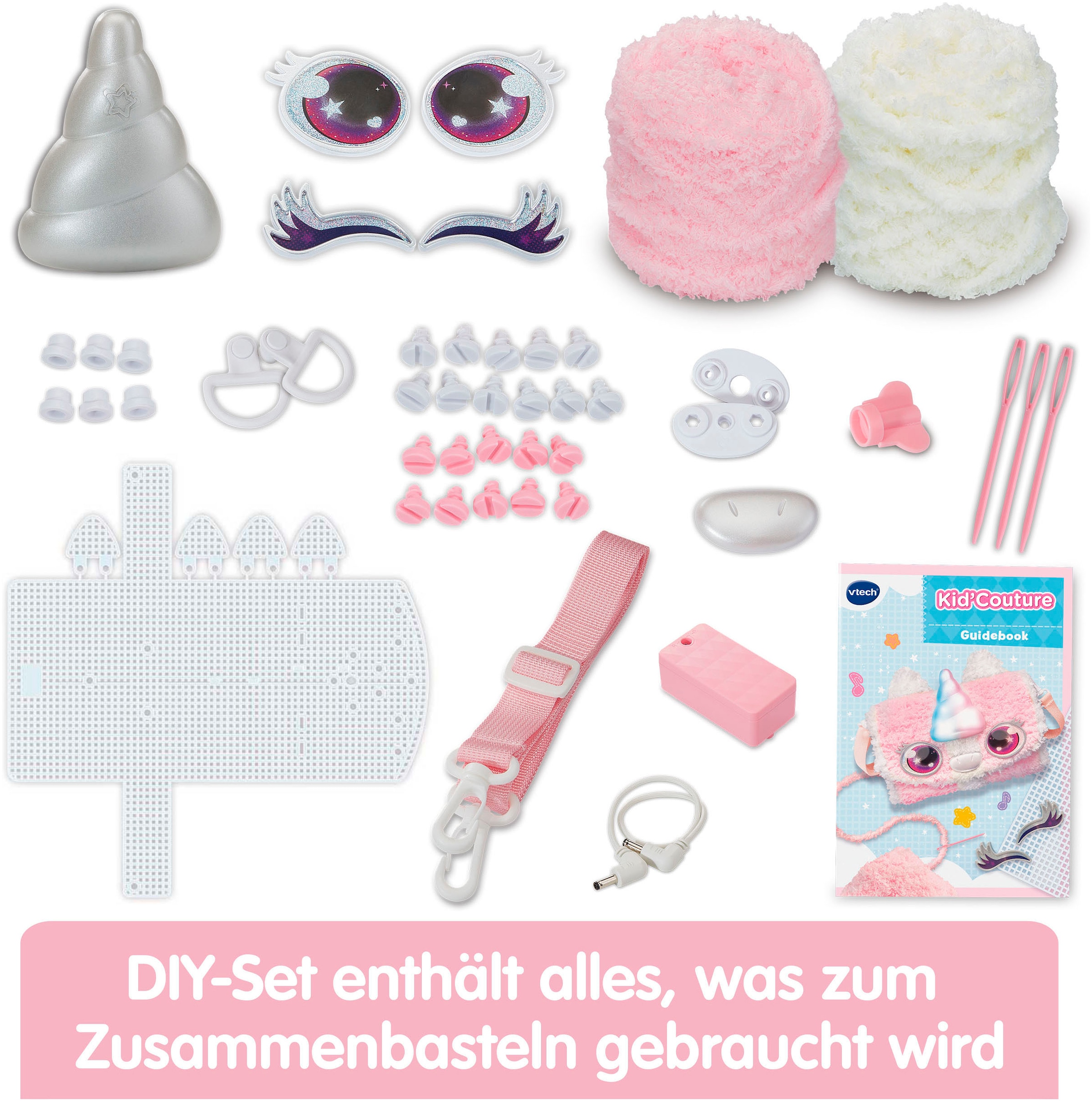 Vtech® Kreativset »Kid'Couture - Zauberhafte Einhorn-Handtasche«, mit Licht- und Soundeffekt