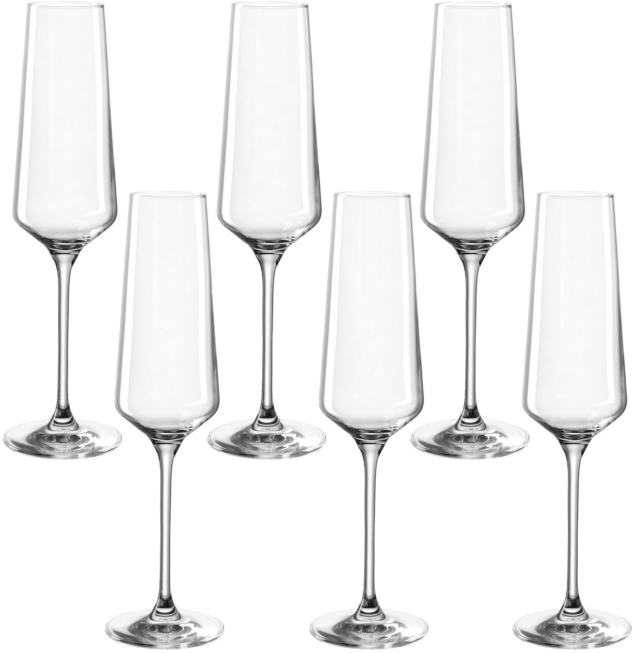 LEONARDO Sektglas »PUCCINI«, (Set, 6 tlg.), 280 ml, 6-teilig