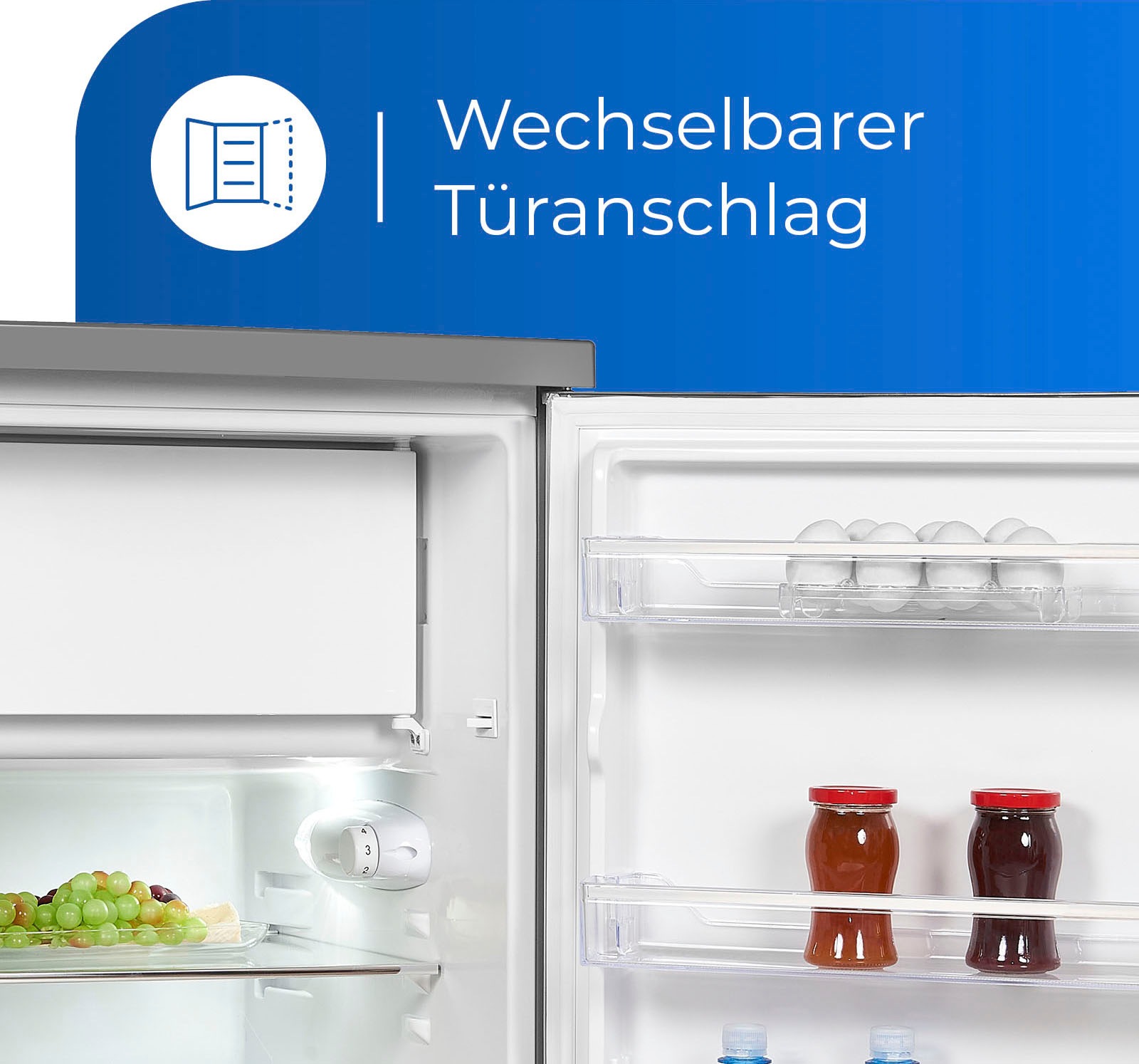 exquisit Kühlschrank, KS18-4-H-170E inoxlook, hoch, bestellen cm UNIVERSAL cm breit 60,0 | 85,0 online