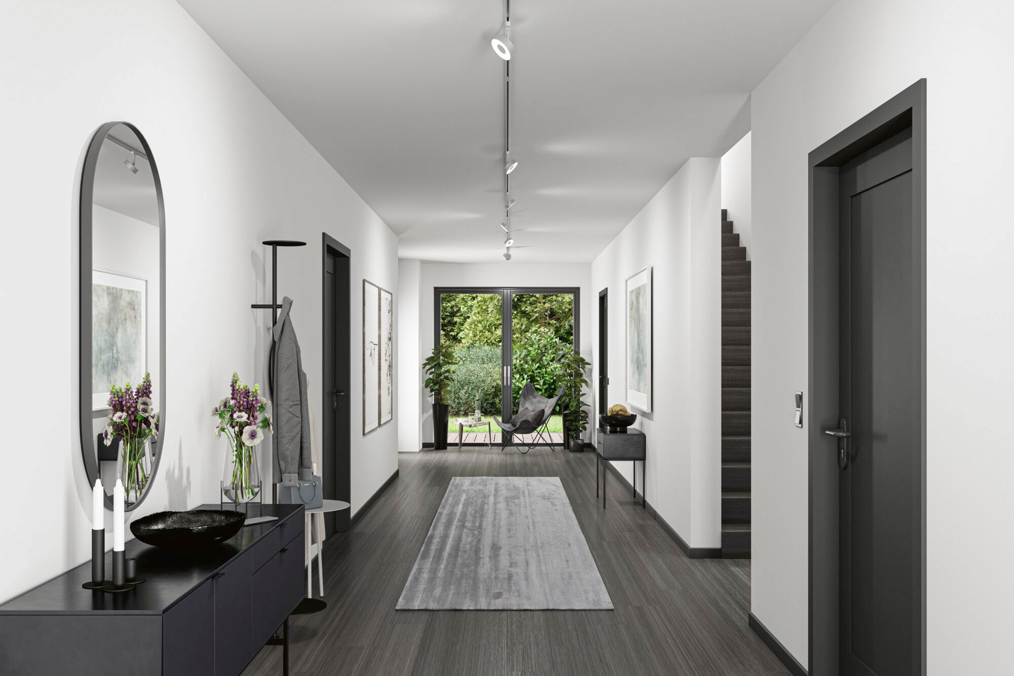 Paulmann Schienensystem-Leuchten »URail Spot Circle 1x5W 4000K 230V« LED-Modul 1 Stk. Neutralweiß 3-Step-Dimmbar