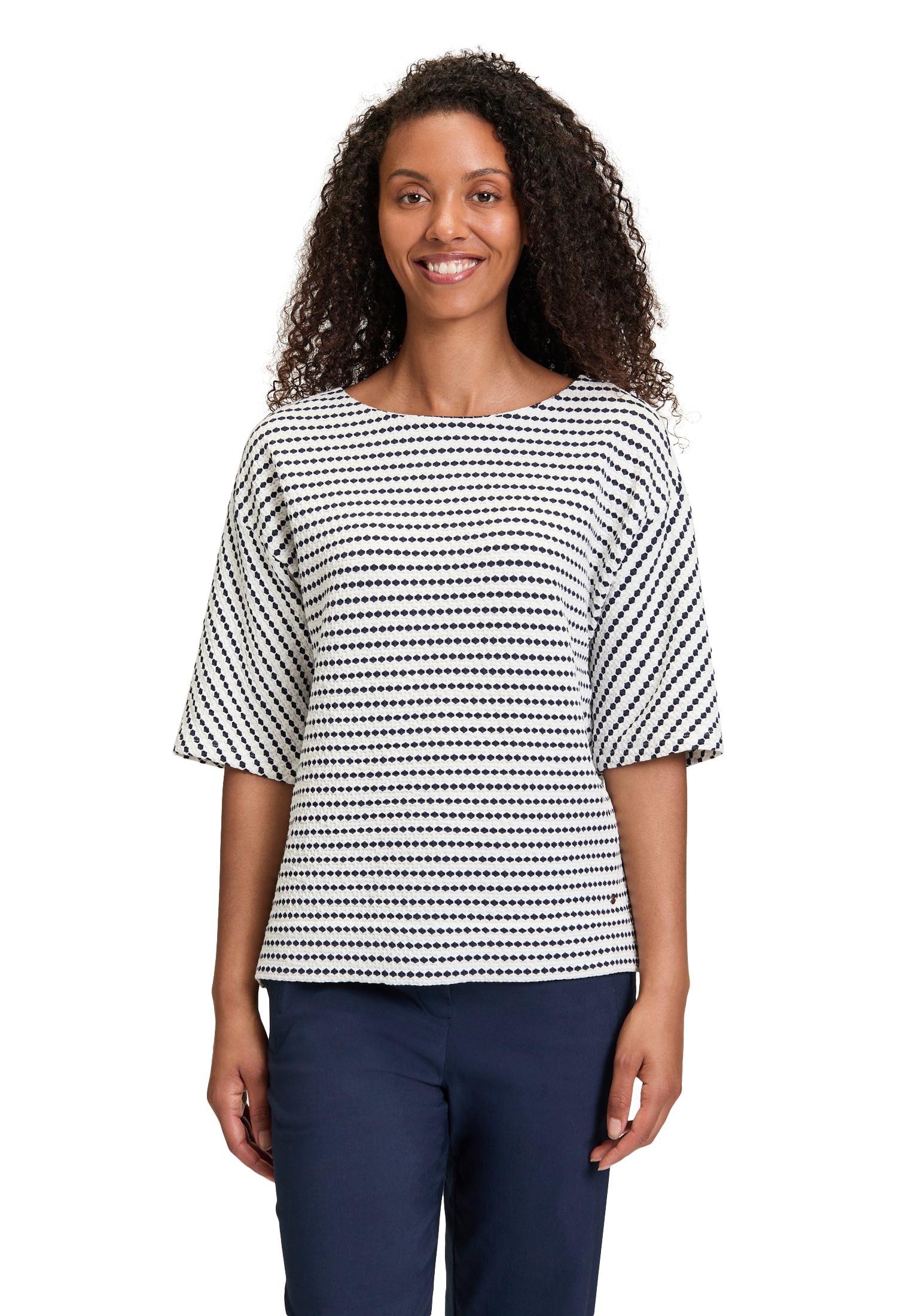 Betty&Co Sweatshirt »Sweatpullover mit Rundhalsausschnitt«
