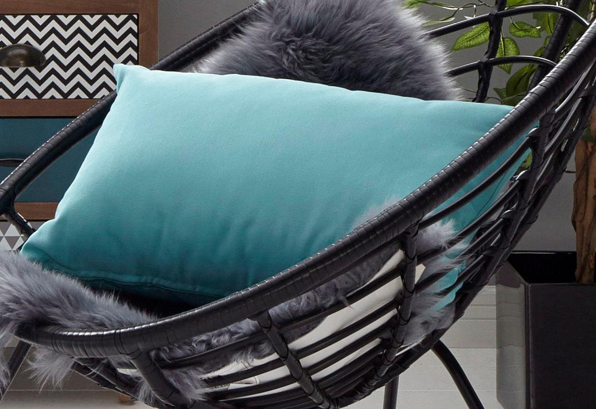 H.O.C.K. Dekokissen »Classic Uni« Kissenhülle mit Füllung, 1 Stück, 50/50 cm