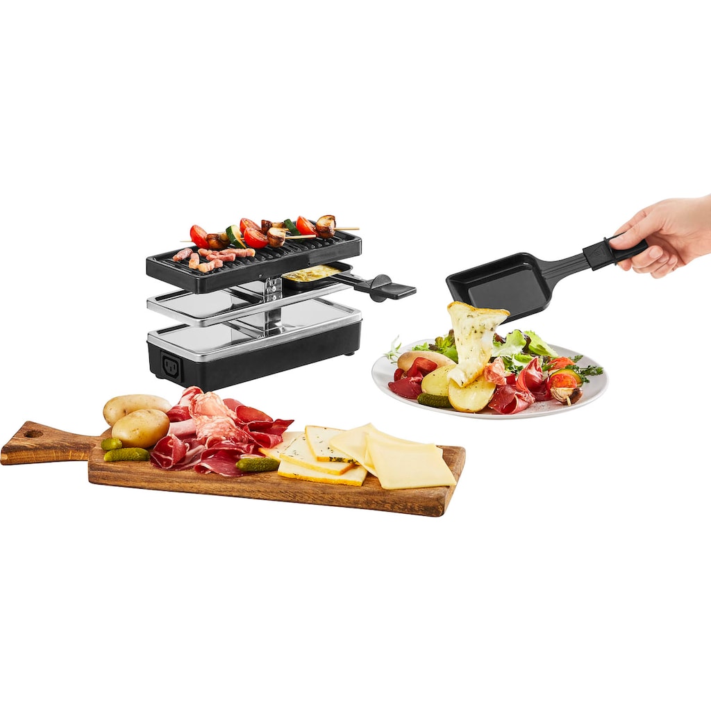 Tefal Raclette »RE2308 Plug & Share«, 2 St. Raclettepfännchen, 400 W