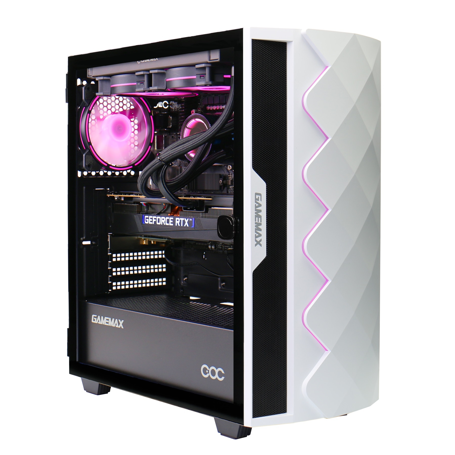 GAMEMAX Gaming-PC »Diamond WT 7706 AMD Ryzen 7 9700X RTX 5070Ti 32GB DDR5 1TB SSD« Windows 11, DDR5 RAM