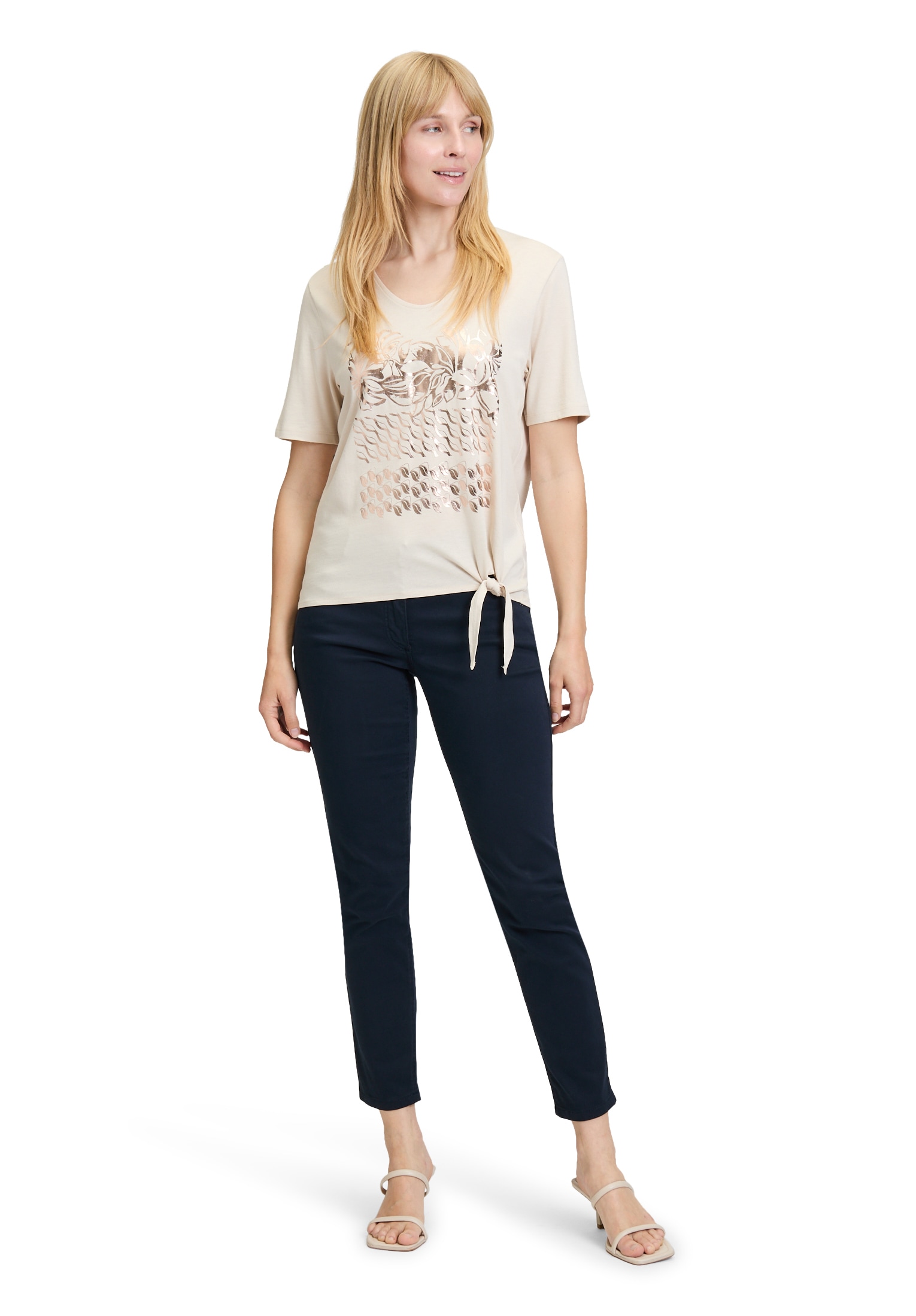 Betty Barclay Langarmshirt »Basic Shirt mit Schleifenknoten«