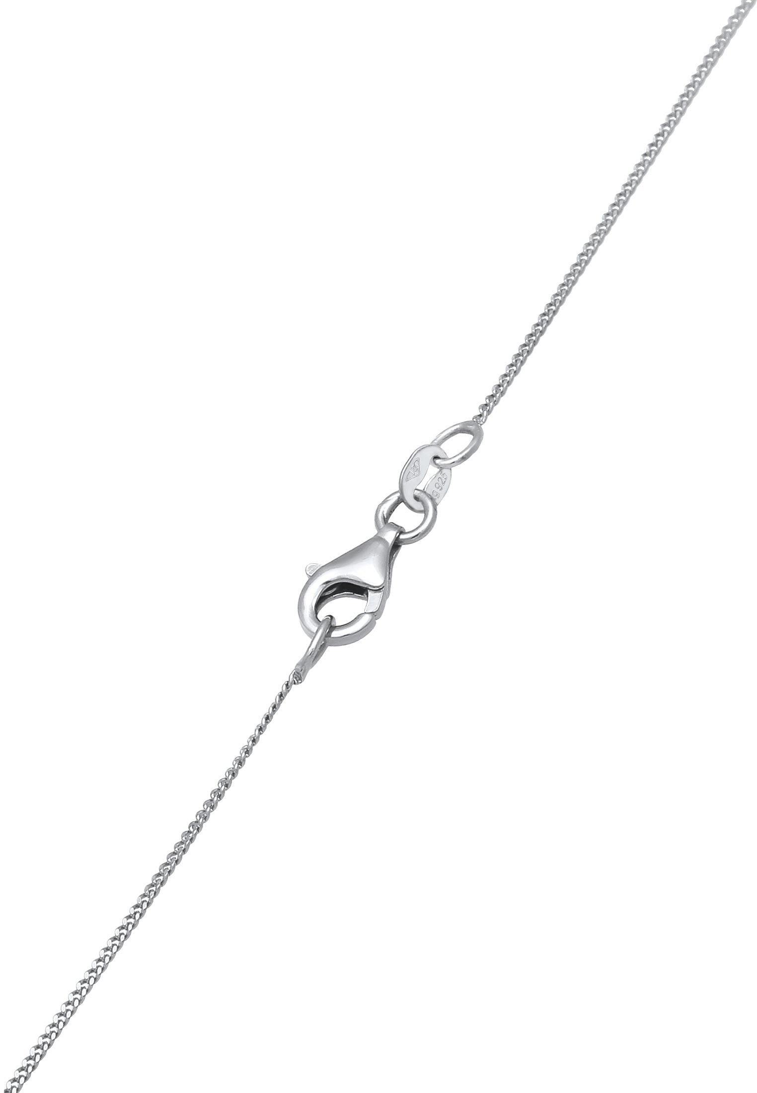 Elli Silberkette »Halskette Anhänger Edelstein Quarz Rosé 925 Sterling Silber«
