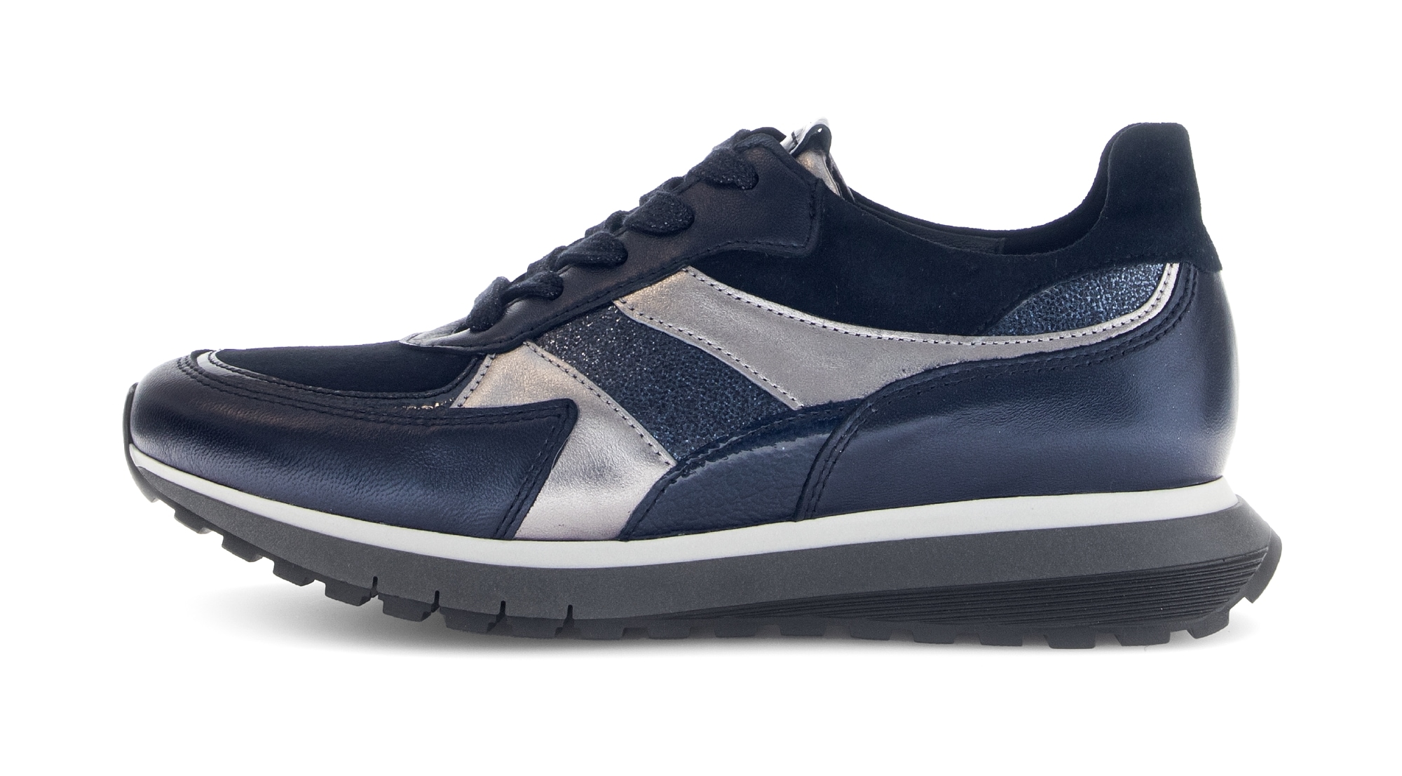 Gabor Keilsneaker »TURIN«  , Plateau, Schnürschuh, Komfortschuh in H-Weite (=sehr weit)