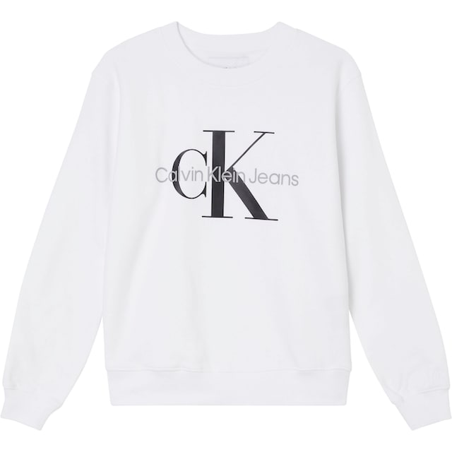 Calvin Klein Jeans Sweatshirt »CORE MONOGRAM SWEATSHIRT«, mit Calvin Klein  Jeans Logo-Schriftzug & Monogramm bei ♕