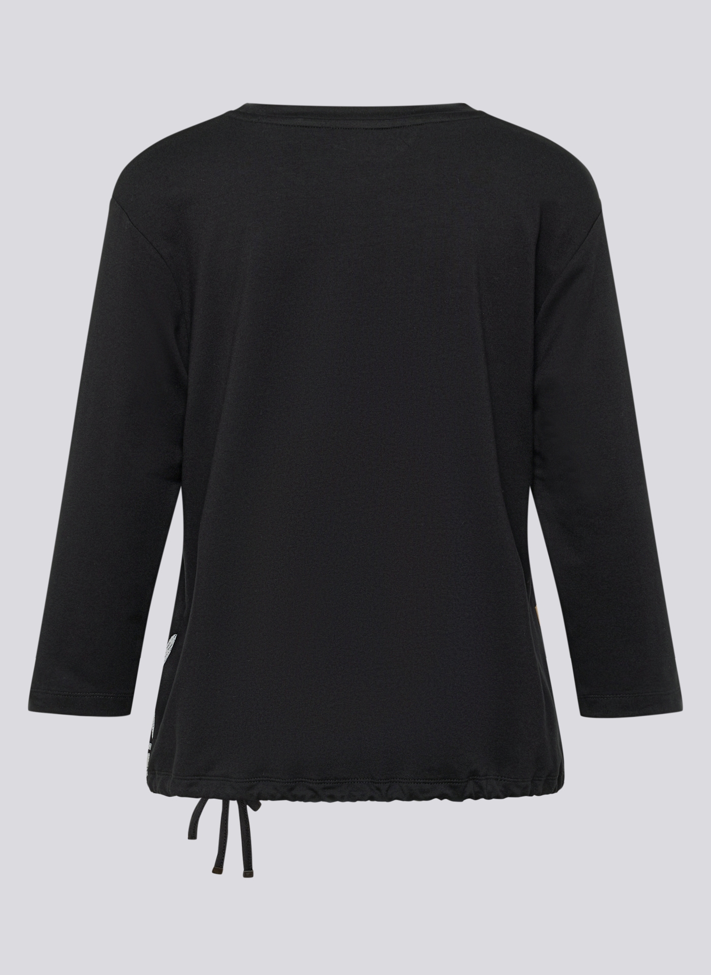 Rabe 3/4-Arm-Shirt mit Frontprint und Nieten