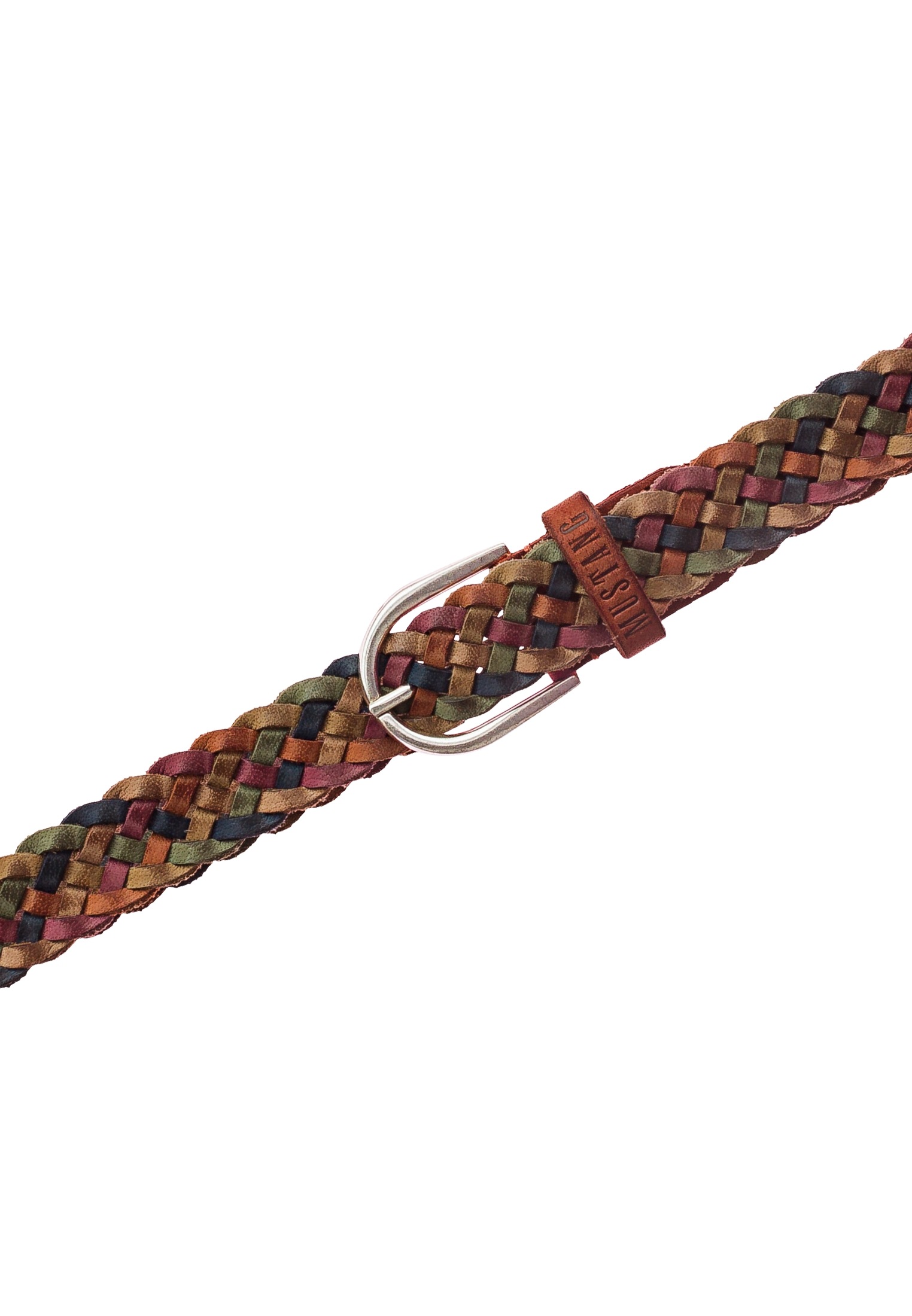 MUSTANG Flechtgürtel, (1 St.), Mit Hingucker-Flechtoptik, 3 cm