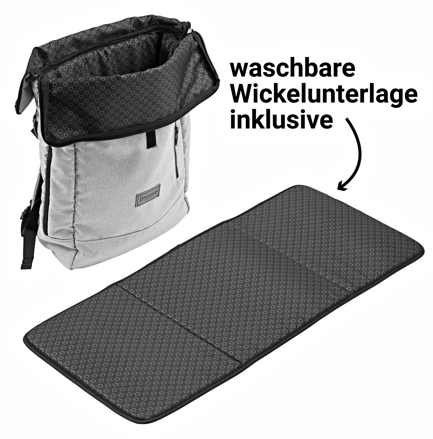 Gesslein Wickelrucksack »N°6, rosa/pink«, Made in Germany