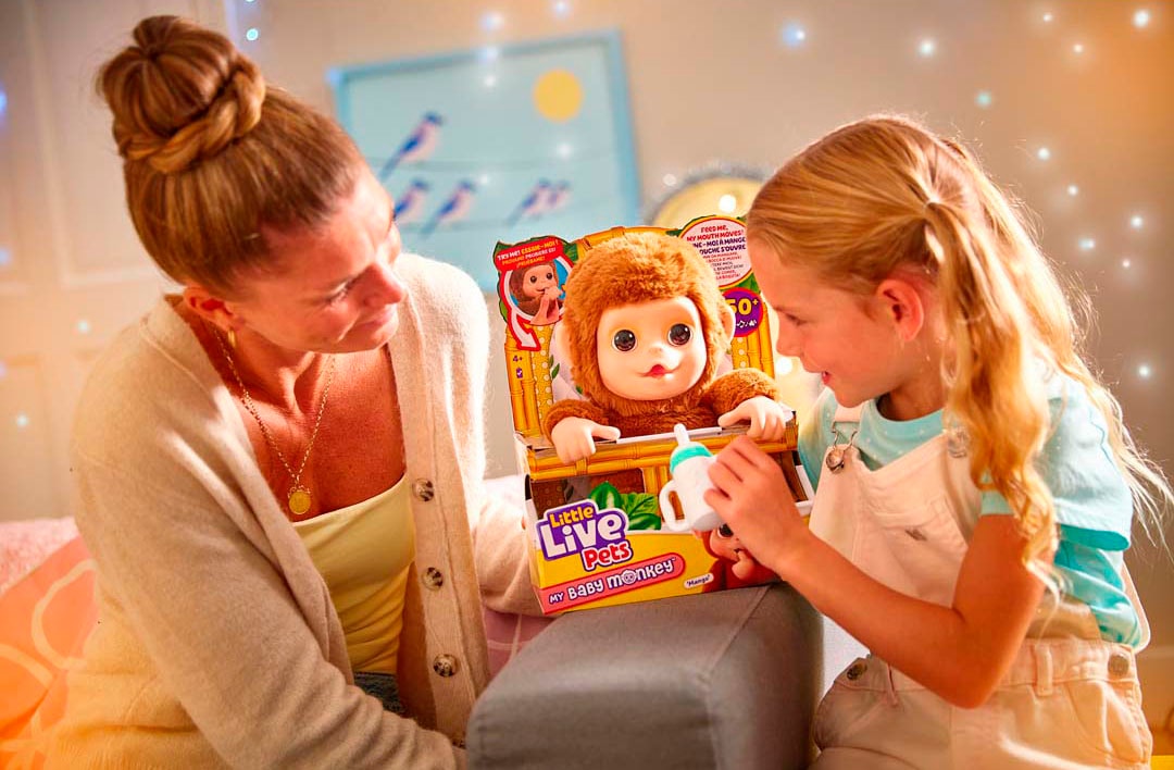 Moose Plüschfigur »Little Live Pets, Mama Surprise - Mein kleiner Affe Mango«