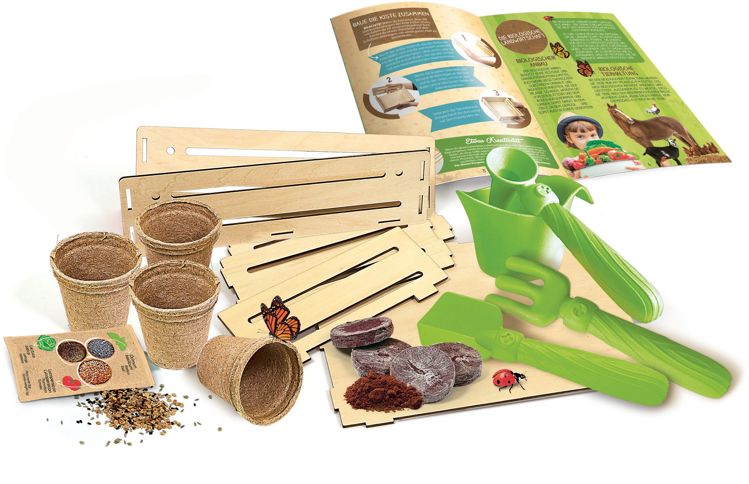 Clementoni® Experimentierkasten »Galileo, Mein Garten-Set«, Made in Europe